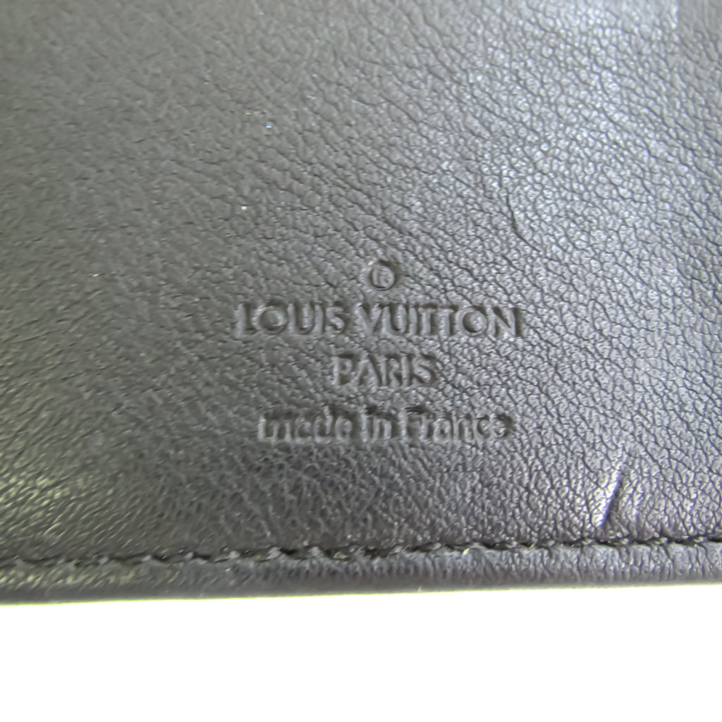 Louis Vuitton Black Leather Portefeuille Amelia wallet accessories