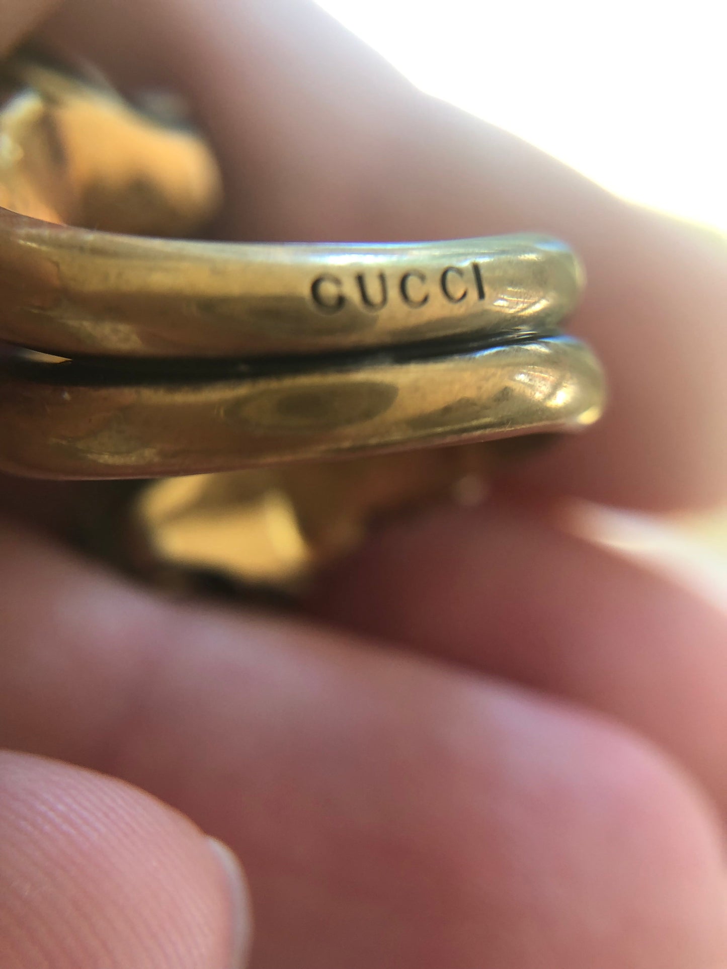 Gucci Double Feline Wrap Ring