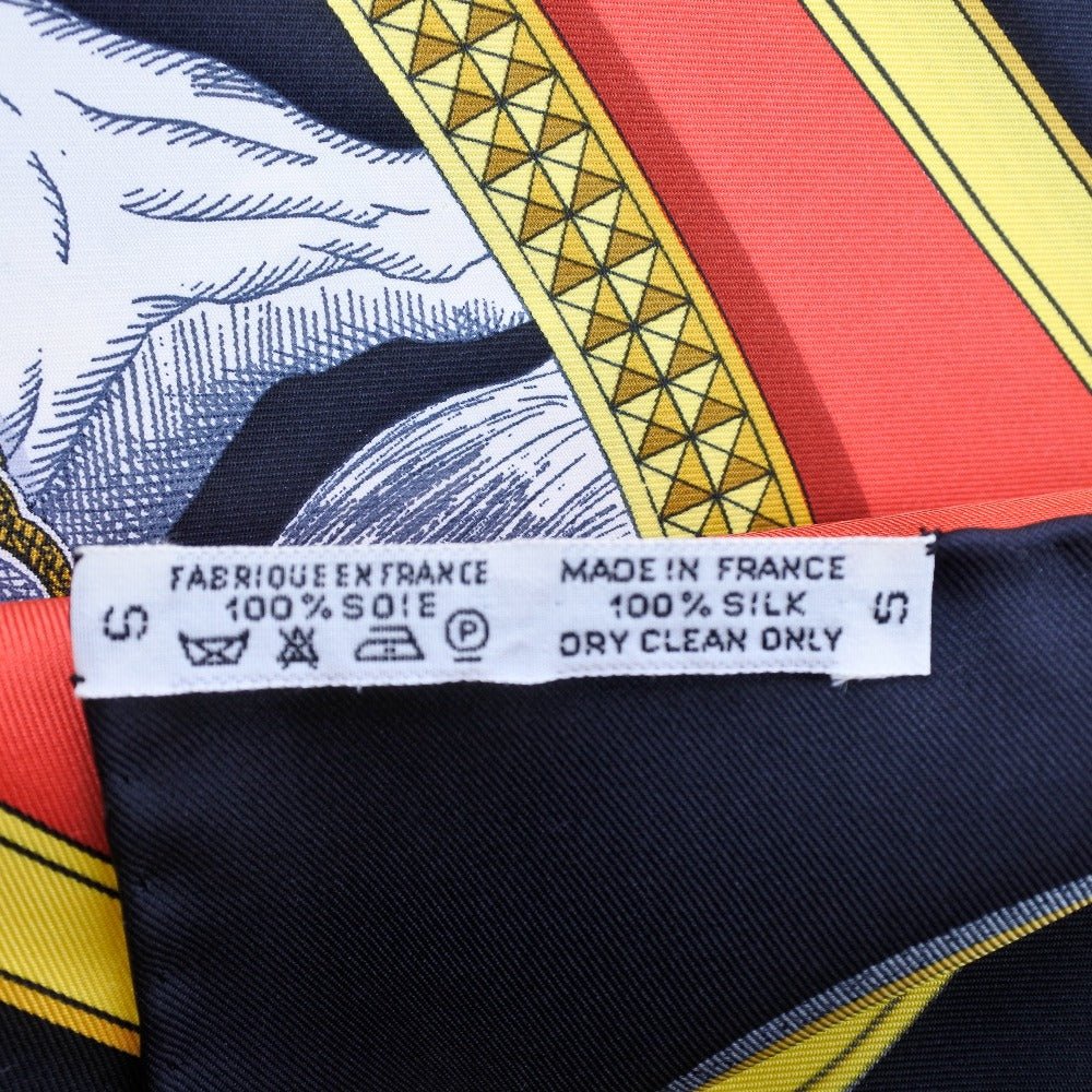 HERMES scarf silk multicolor GRAND APPARAT Carre90 Women Used