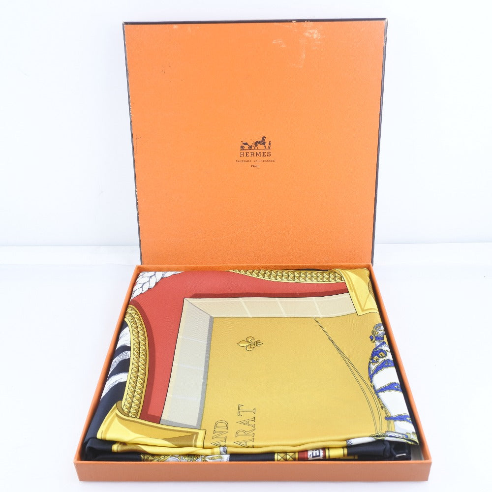 HERMES scarf silk multicolor GRAND APPARAT Carre90 Women Used