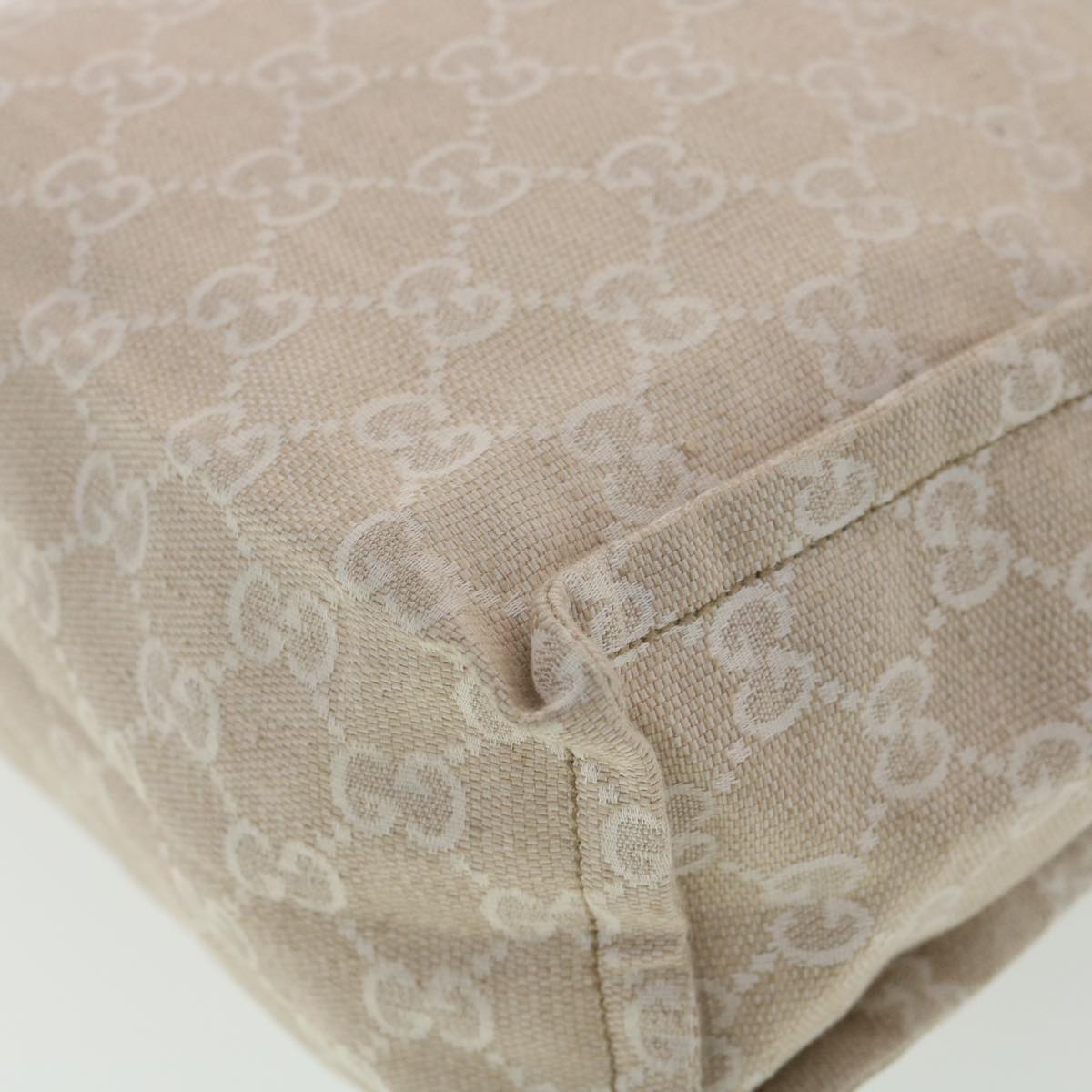 Gucci GG Canvas Hand Bag Beige 283414  36445