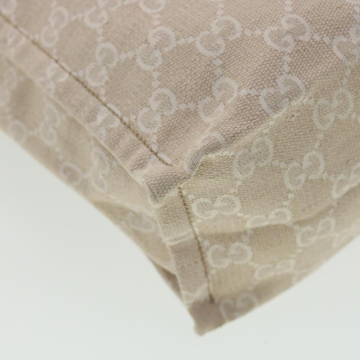 GUCCI GG Canvas Hand Bag Beige 283414  36445