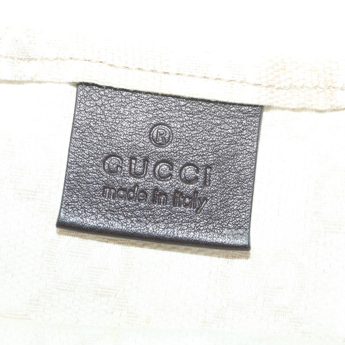 Gucci GG Canvas Hand Bag Beige 283414  36445