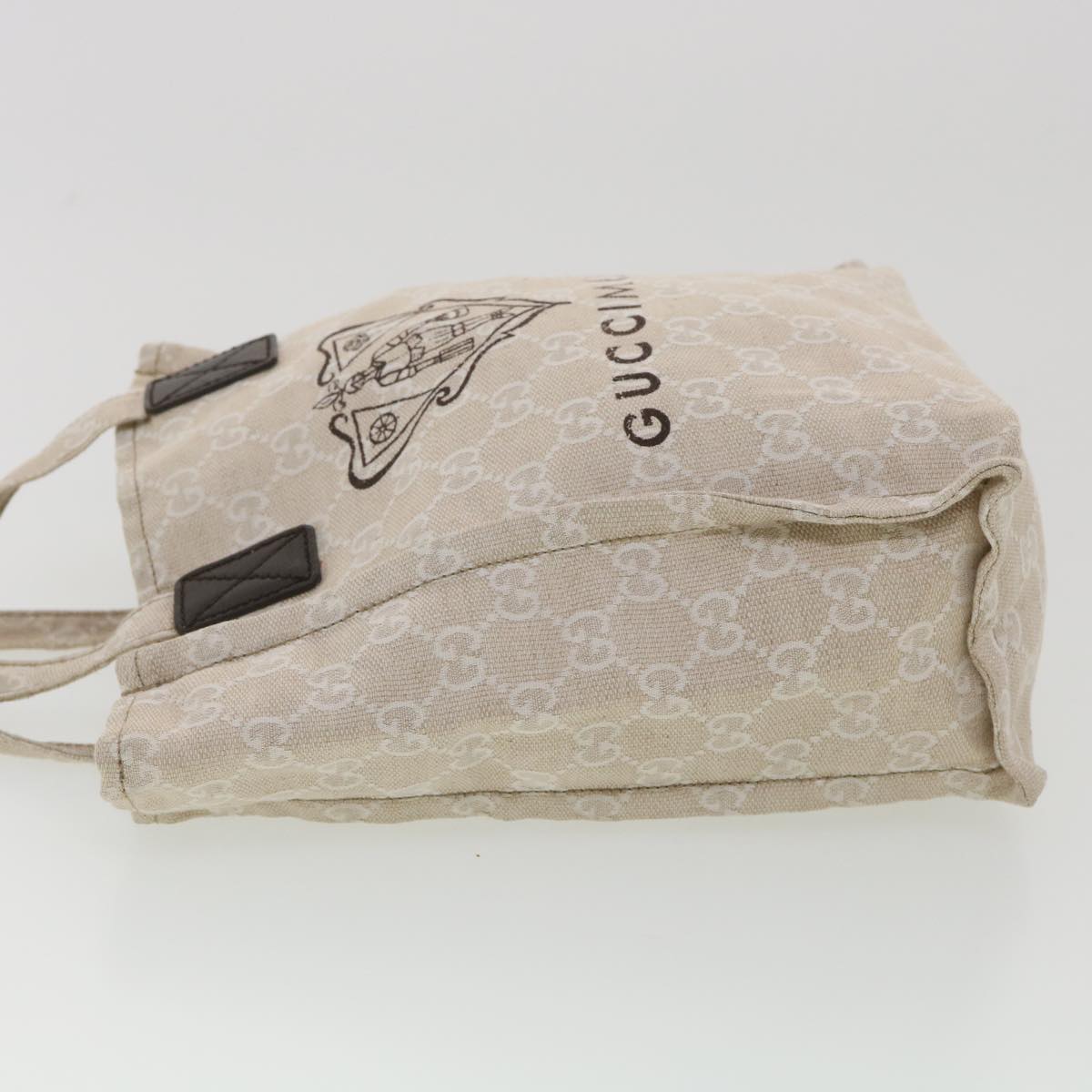 Gucci GG Canvas Hand Bag Beige 283414  36445