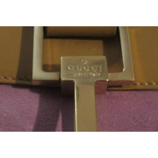 Gucci Vintage Pink Suede And Camel Leather Hobo Bag