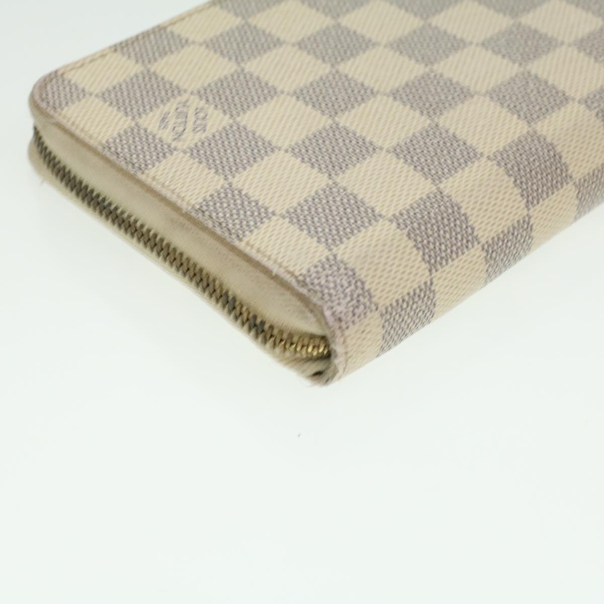 LOUIS VUITTON Damier Azur Zippy Organizer Long Wallet N60012 LV Auth 36803