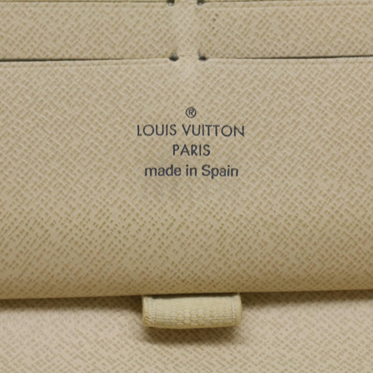 LOUIS VUITTON Damier Azur Zippy Organizer Long Wallet N60012 LV Auth 36803