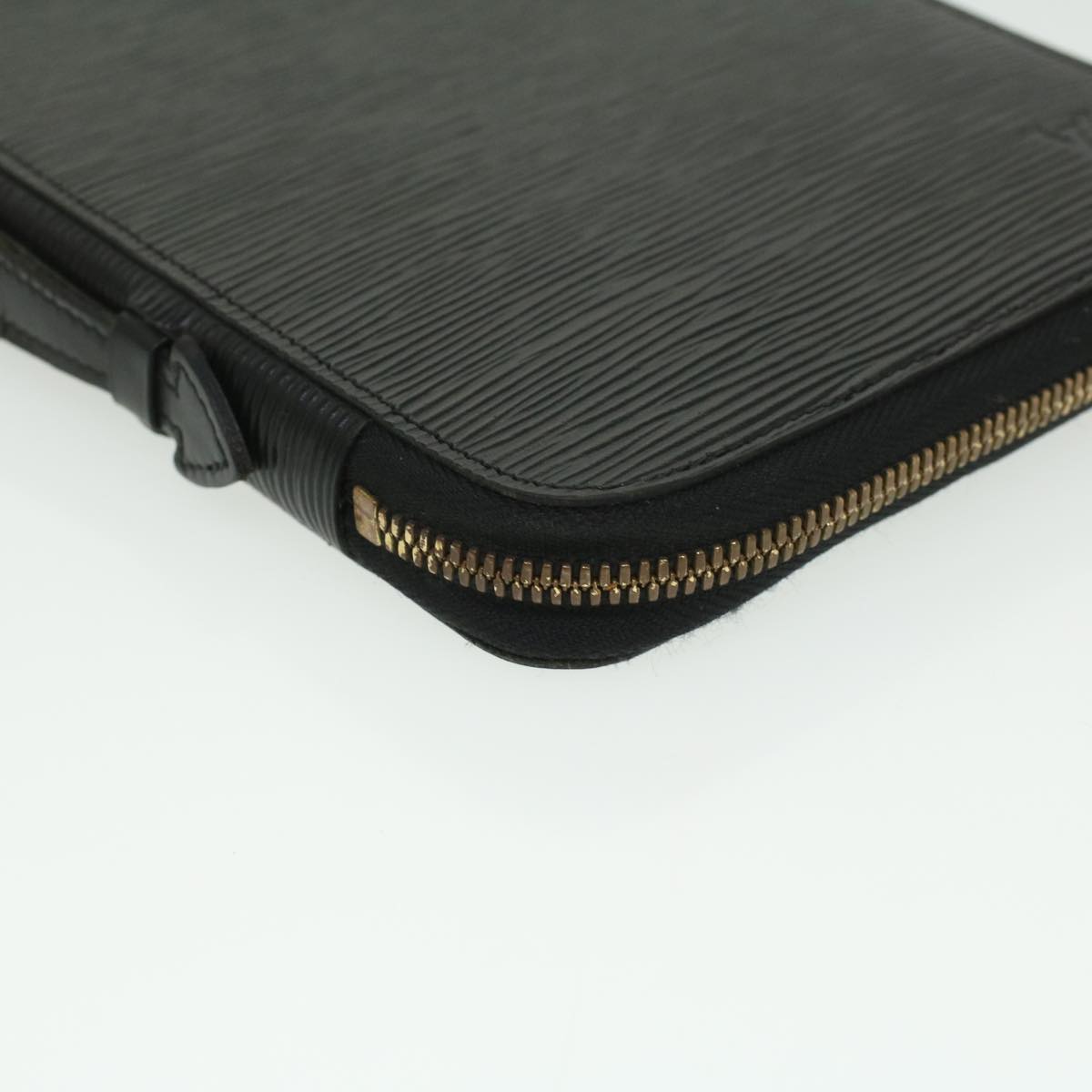LOUIS VUITTON Epi Organizer Voyage Travel Case Black LV Auth 36811