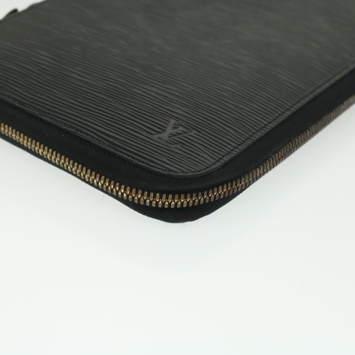 LOUIS VUITTON Epi Organizer Voyage Travel Case Black LV Auth 36811