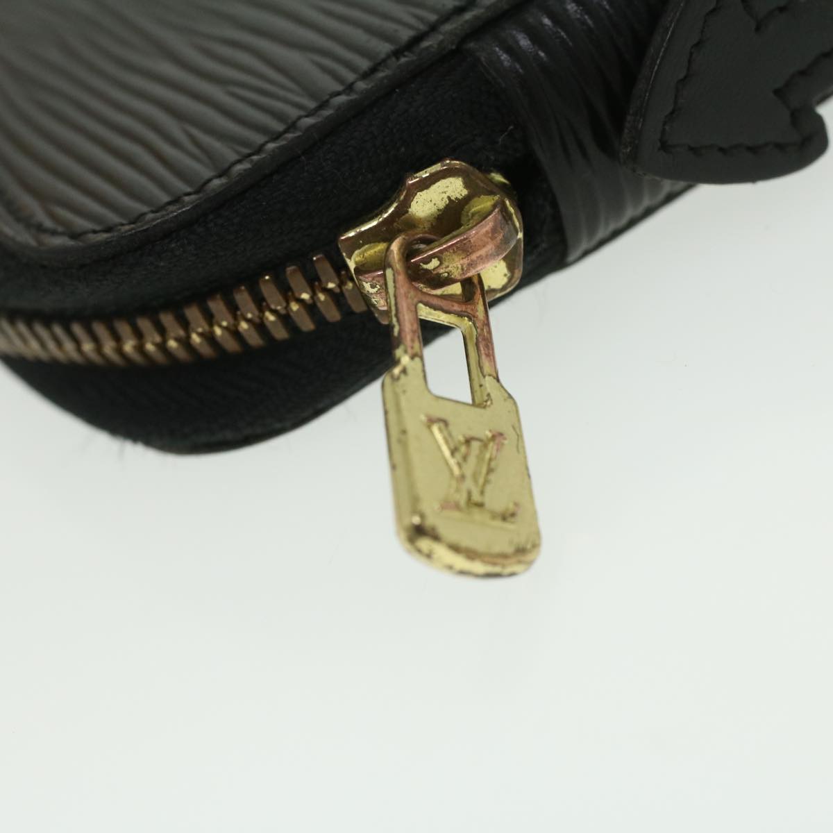 LOUIS VUITTON Epi Organizer Voyage Travel Case Black LV Auth 36811