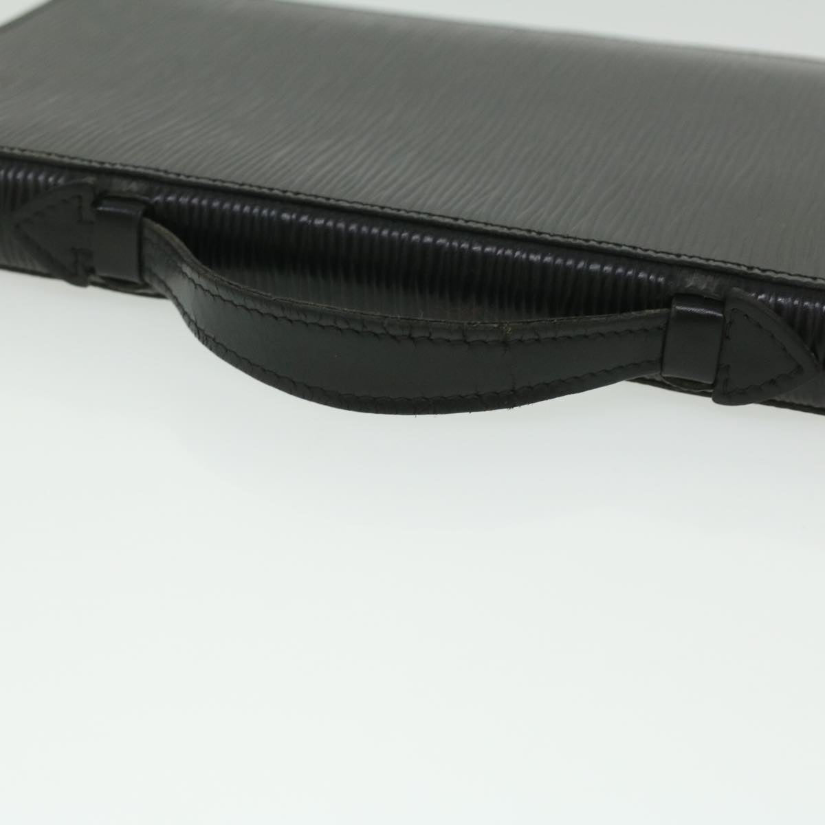 LOUIS VUITTON Epi Organizer Voyage Travel Case Black LV Auth 36811