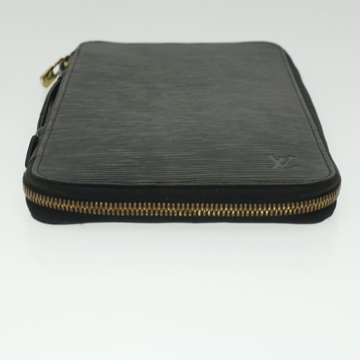 LOUIS VUITTON Epi Organizer Voyage Travel Case Black LV Auth 36811