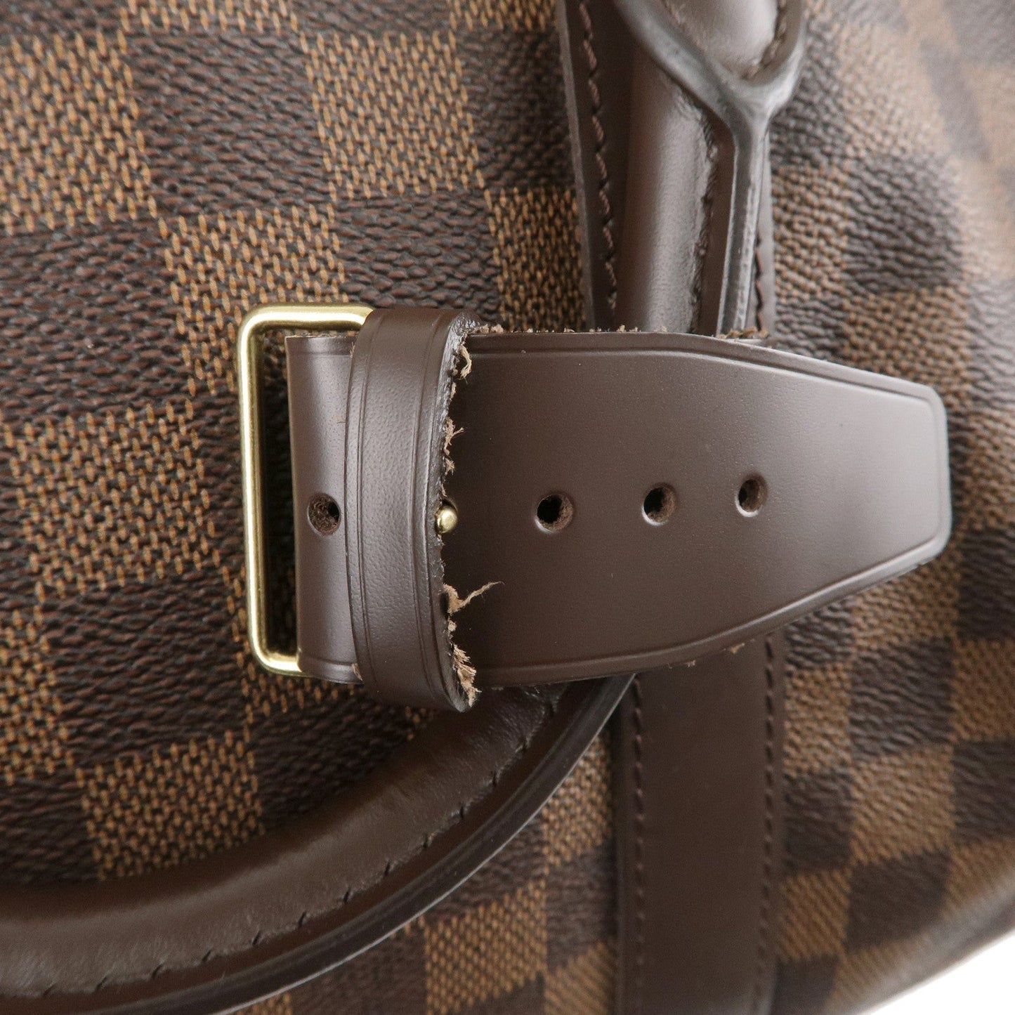 Louis Vuitton Damier Keep All Bandouliere 55 Boston Bag M41414