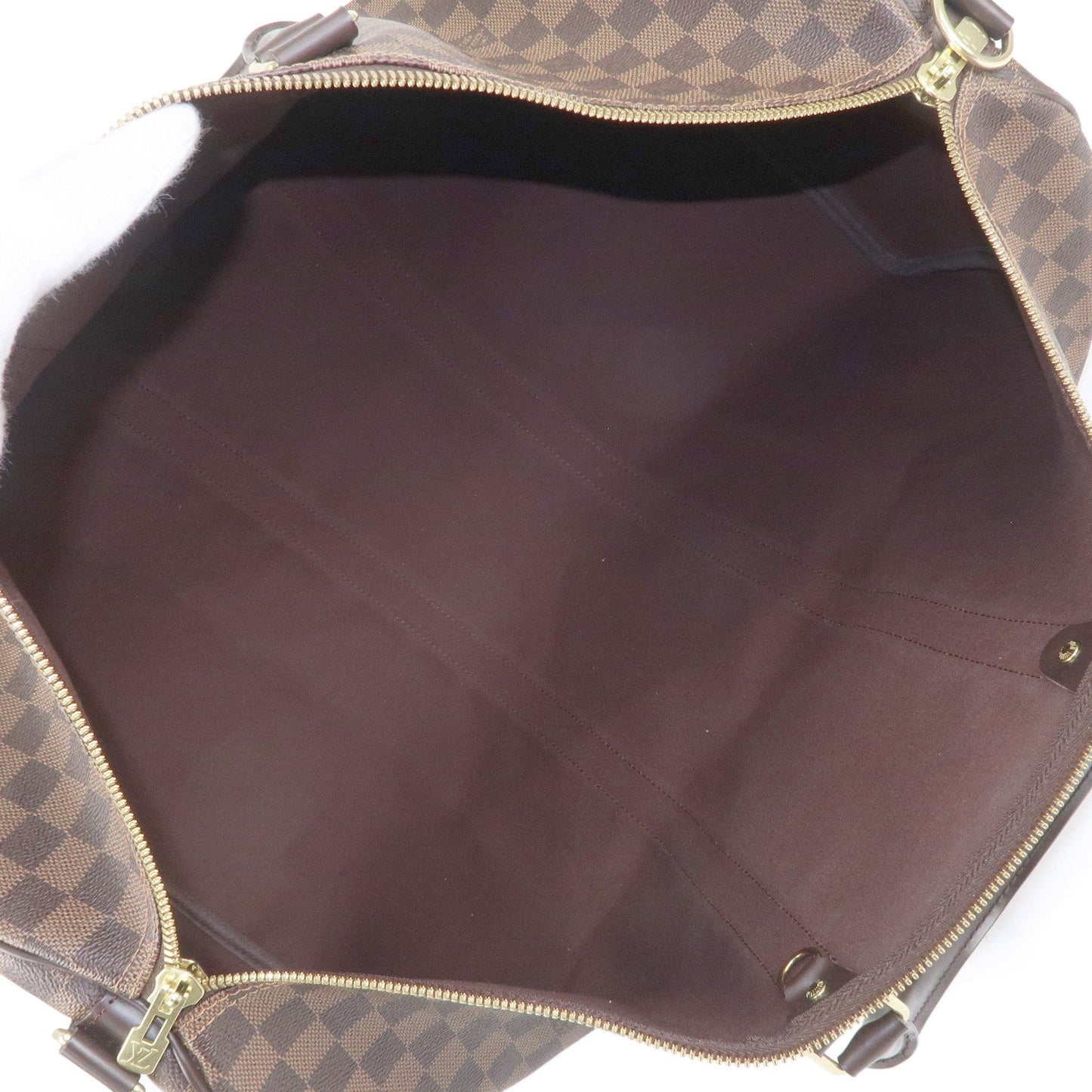 Louis Vuitton Damier Keep All Bandouliere 55 Boston Bag M41414