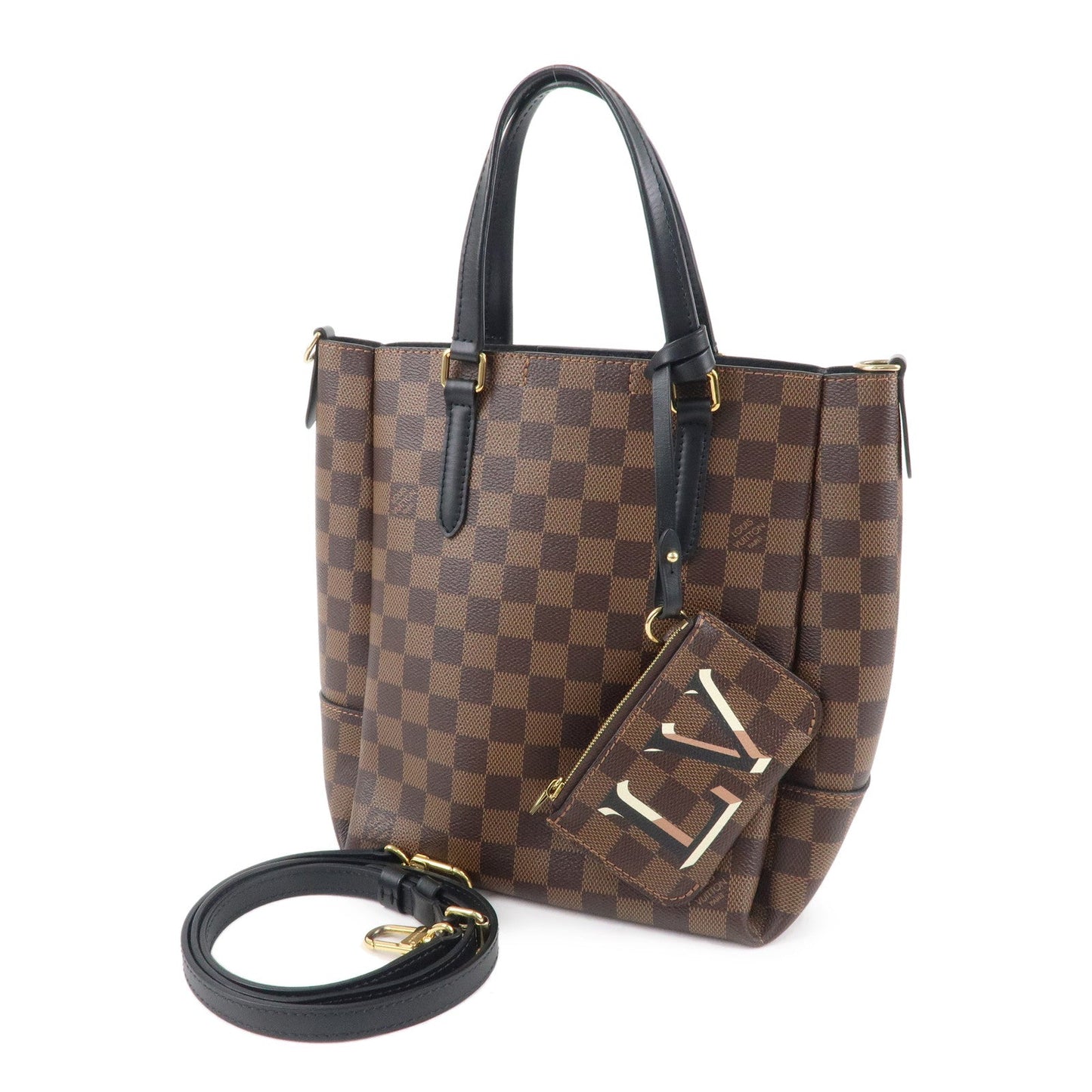 Louis Vuitton Damier Belmont NV BB 2WAY Bag Handbag N60348