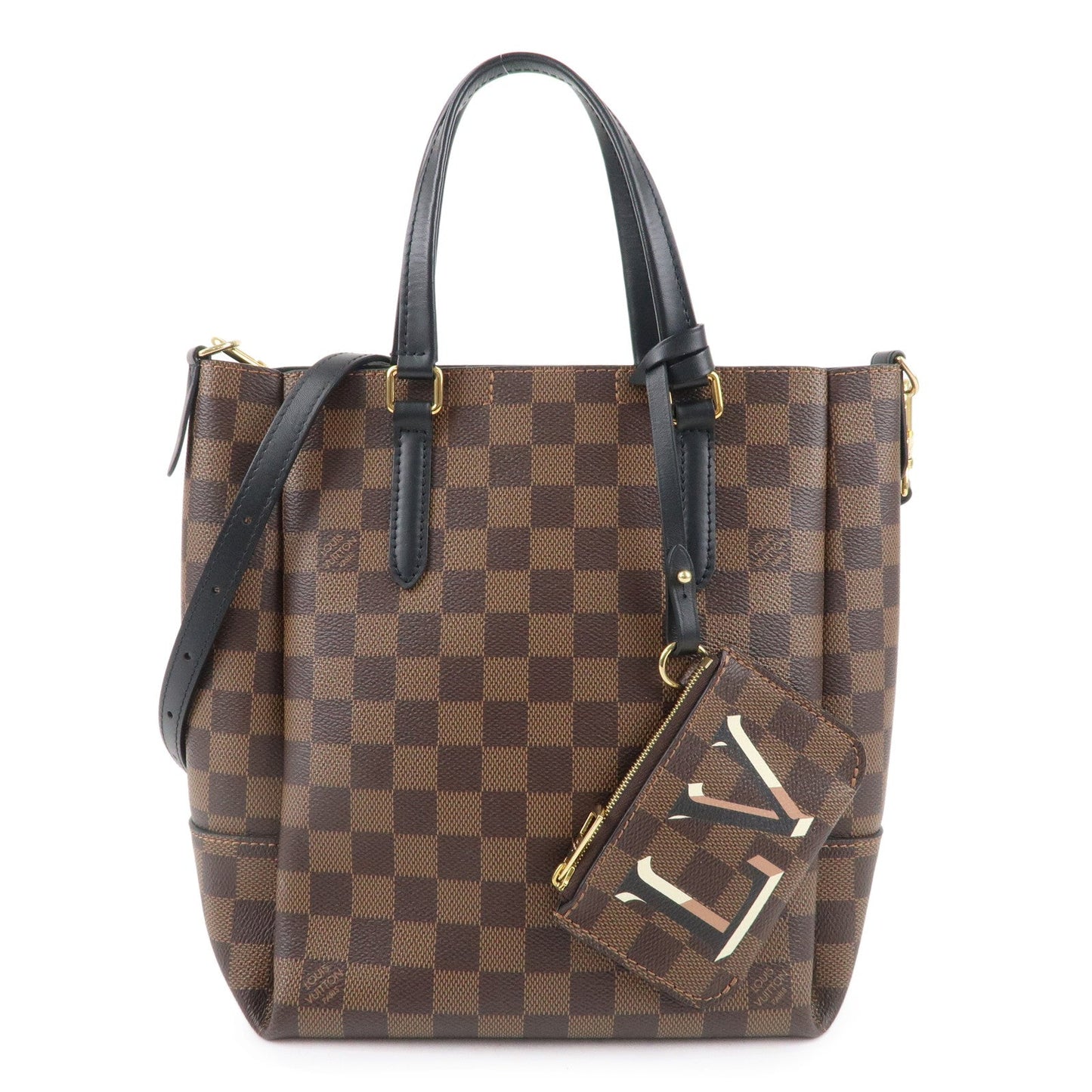 Louis Vuitton Damier Belmont NV BB 2WAY Bag Handbag N60348