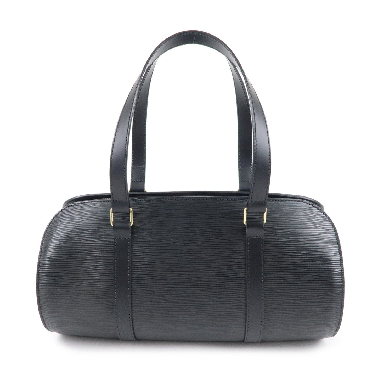 Louis Vuitton Epi Soufflot & Pouch Hand Bag Noir Black M52862
