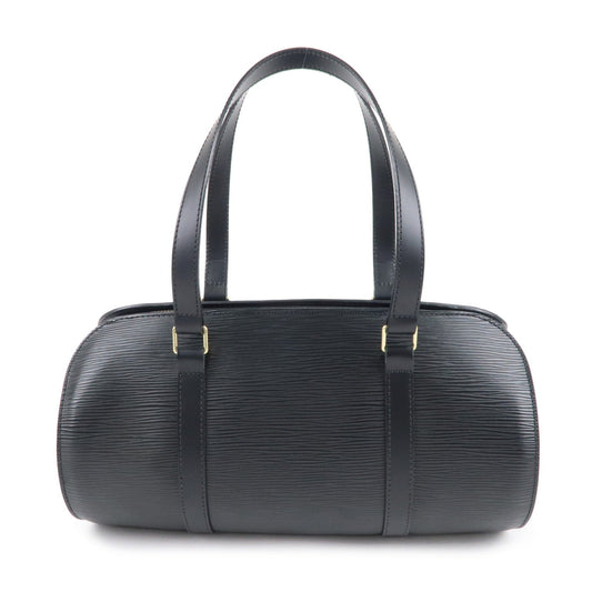 Louis Vuitton Epi Soufflot & Pouch Hand Bag Noir Black M52862