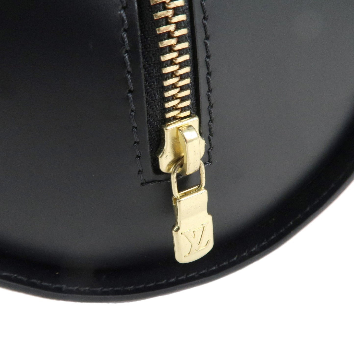 Louis Vuitton Epi Soufflot & Pouch Hand Bag Noir Black M52862