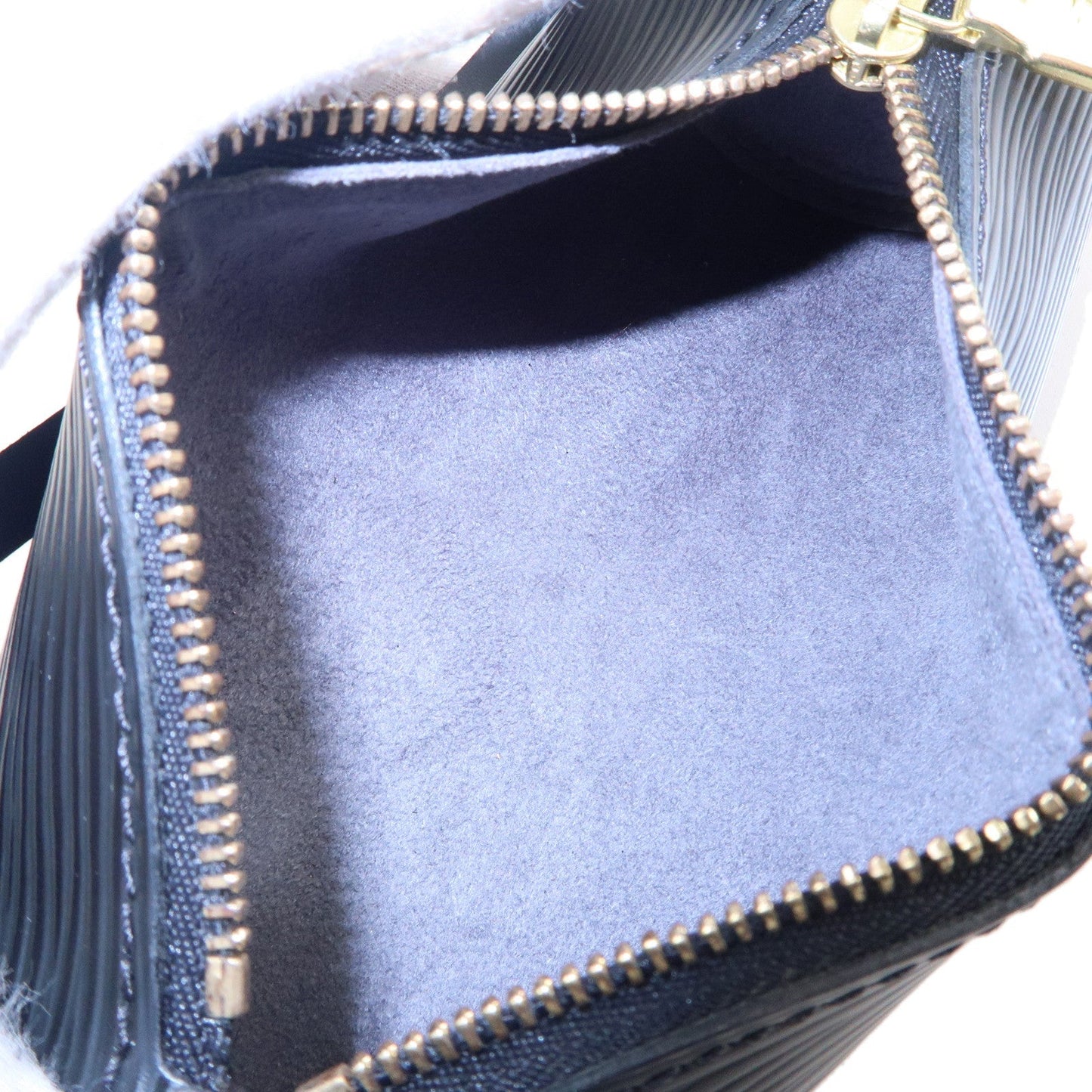Louis Vuitton Epi Soufflot & Pouch Hand Bag Noir Black M52862