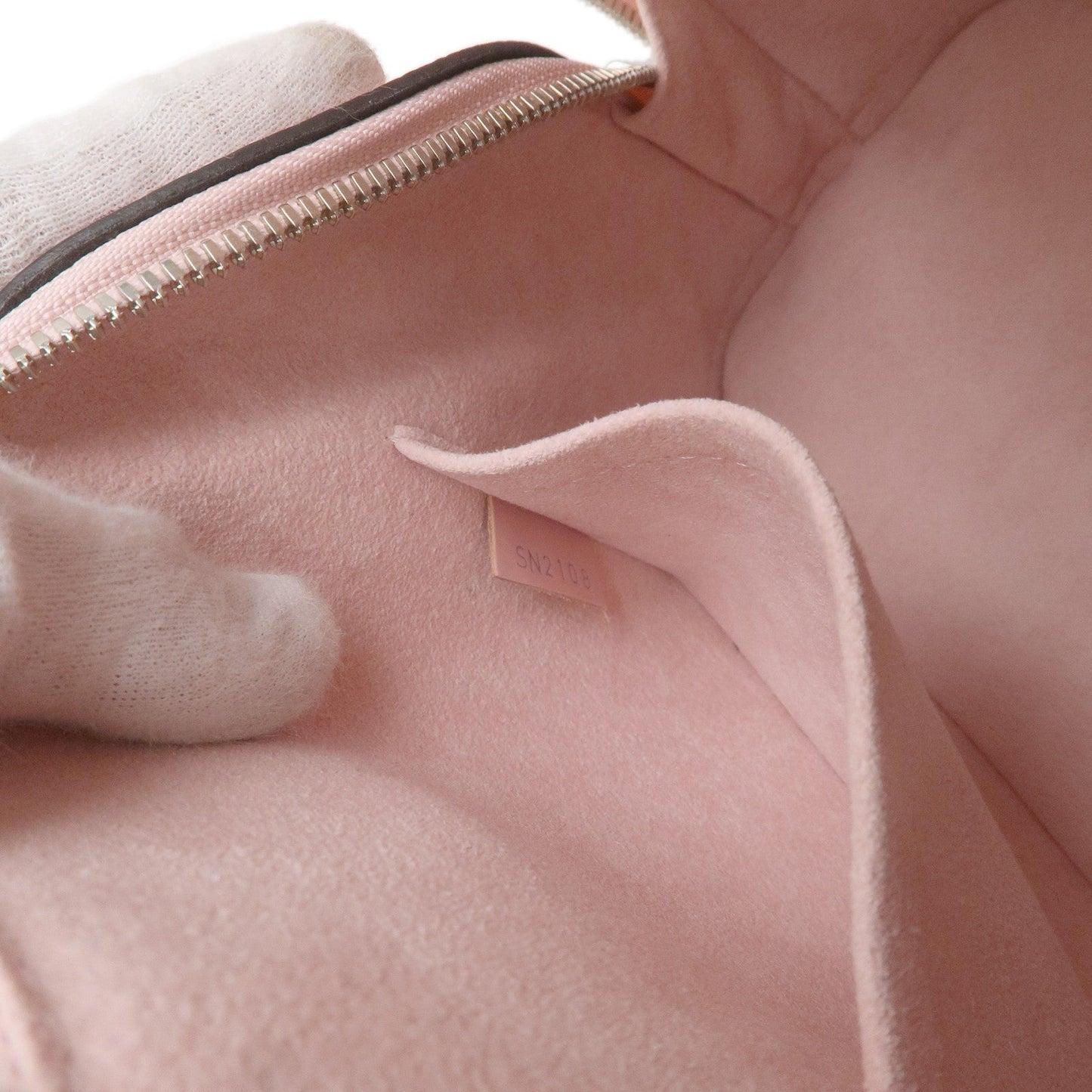 Louis Vuitton Epi Alma BB 2Way Hand Bag Rose Ballerine M41327
