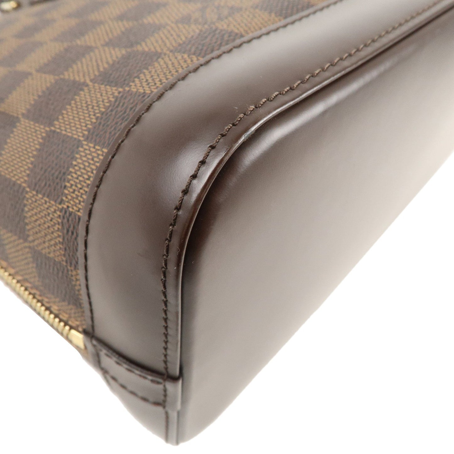 Louis Vuitton Damier Alma Hand Bag Brown N51131