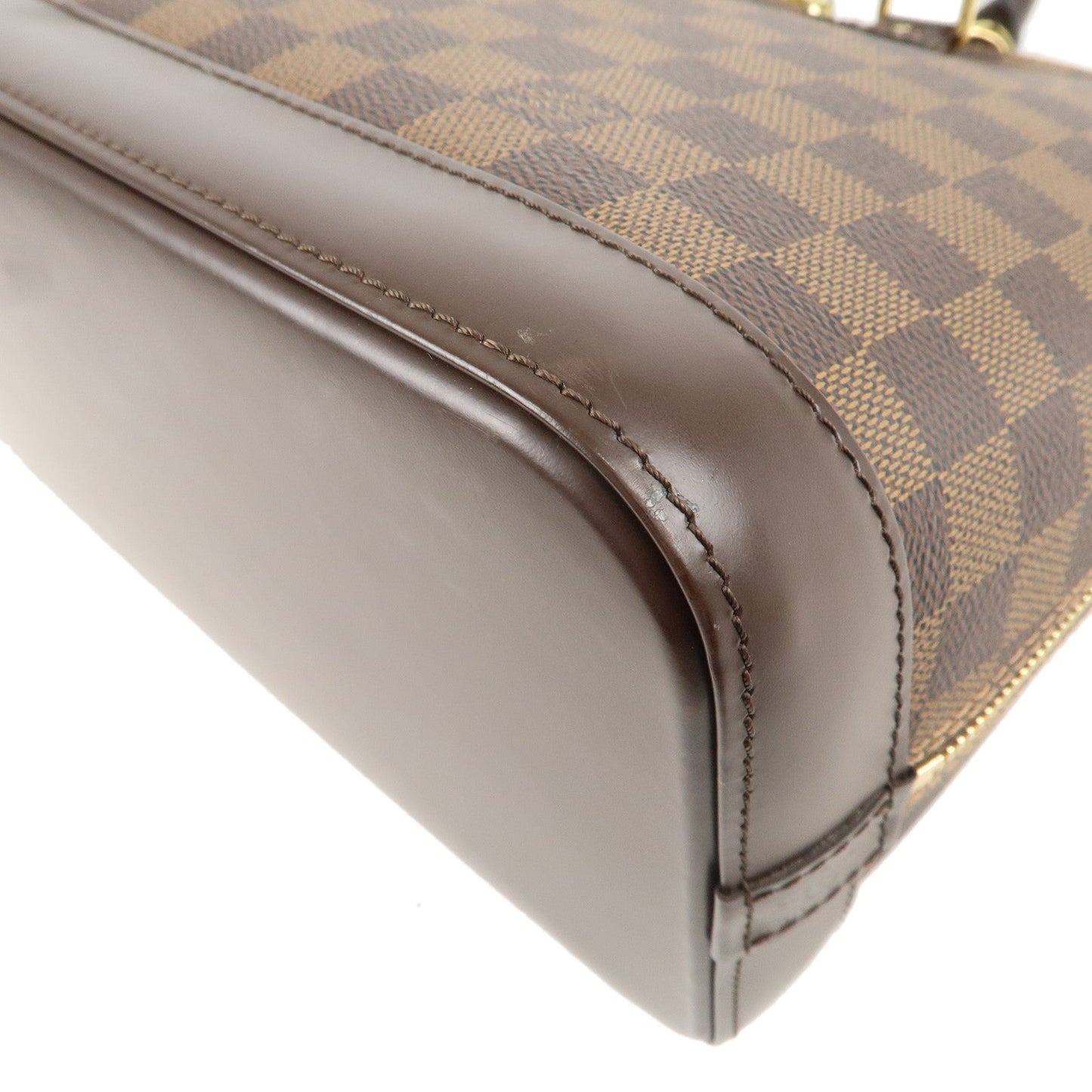 Louis Vuitton Damier Alma Hand Bag Brown N51131