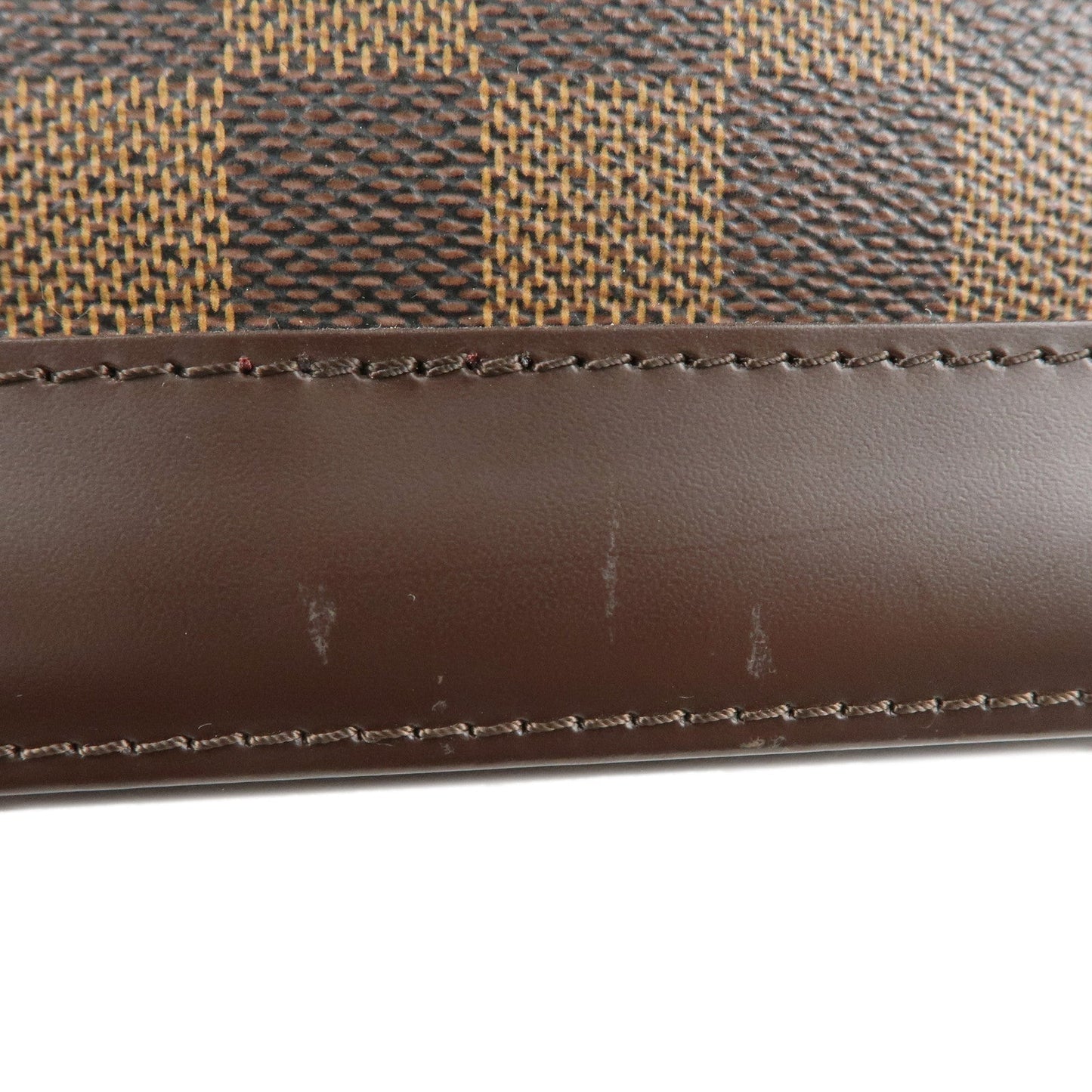 Louis Vuitton Damier Alma Hand Bag Brown N51131