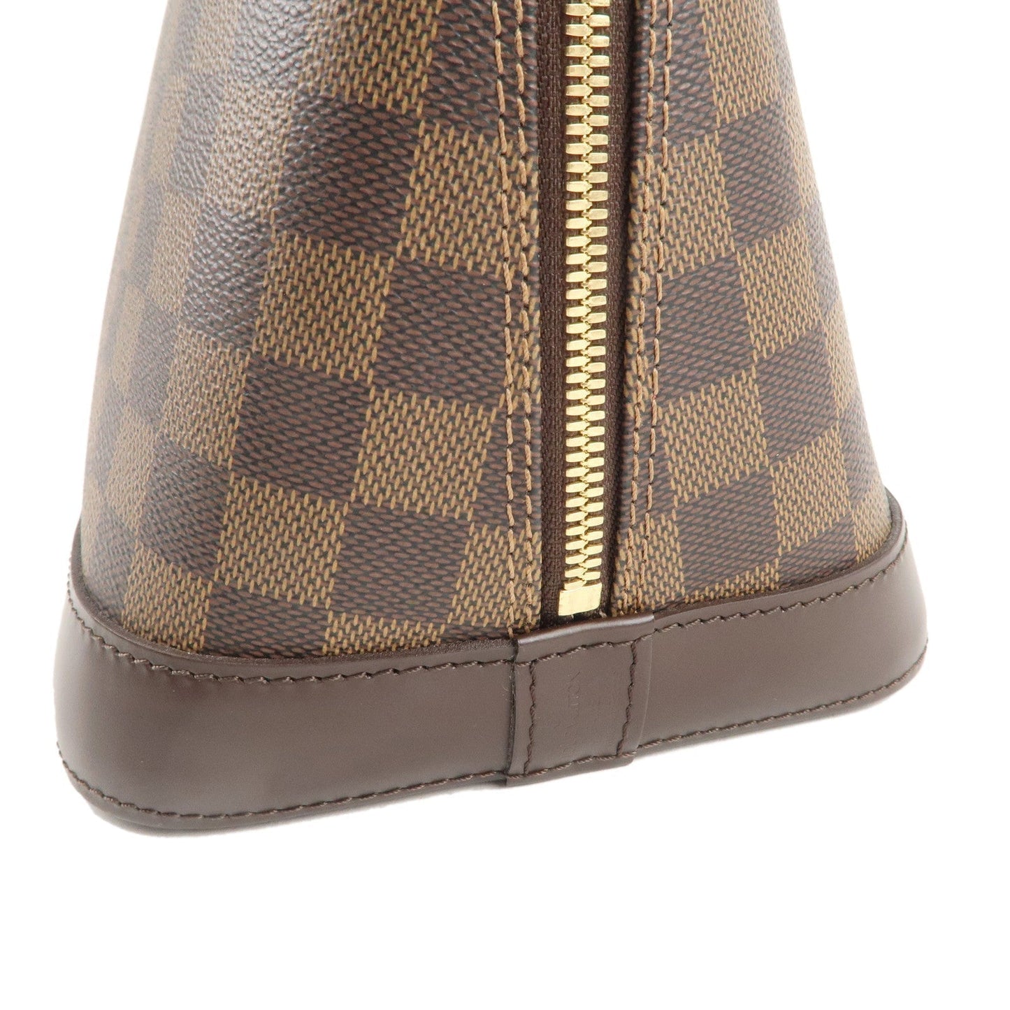 Louis Vuitton Damier Alma Hand Bag Brown N51131