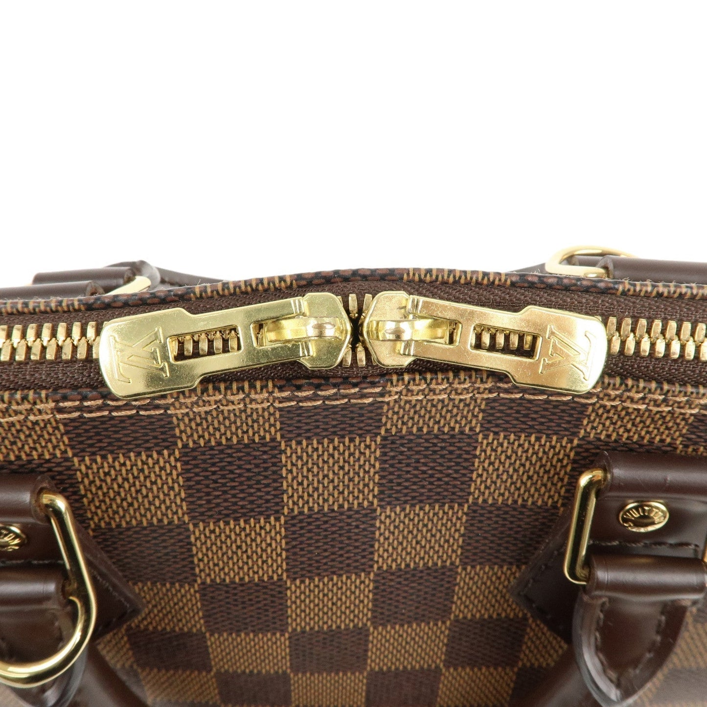 Louis Vuitton Damier Alma Hand Bag Brown N51131