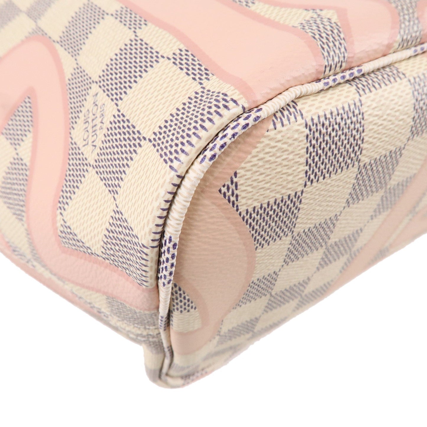 Louis Vuitton Damier Azur Tahiti Neverfull MM Tote Bag N41050