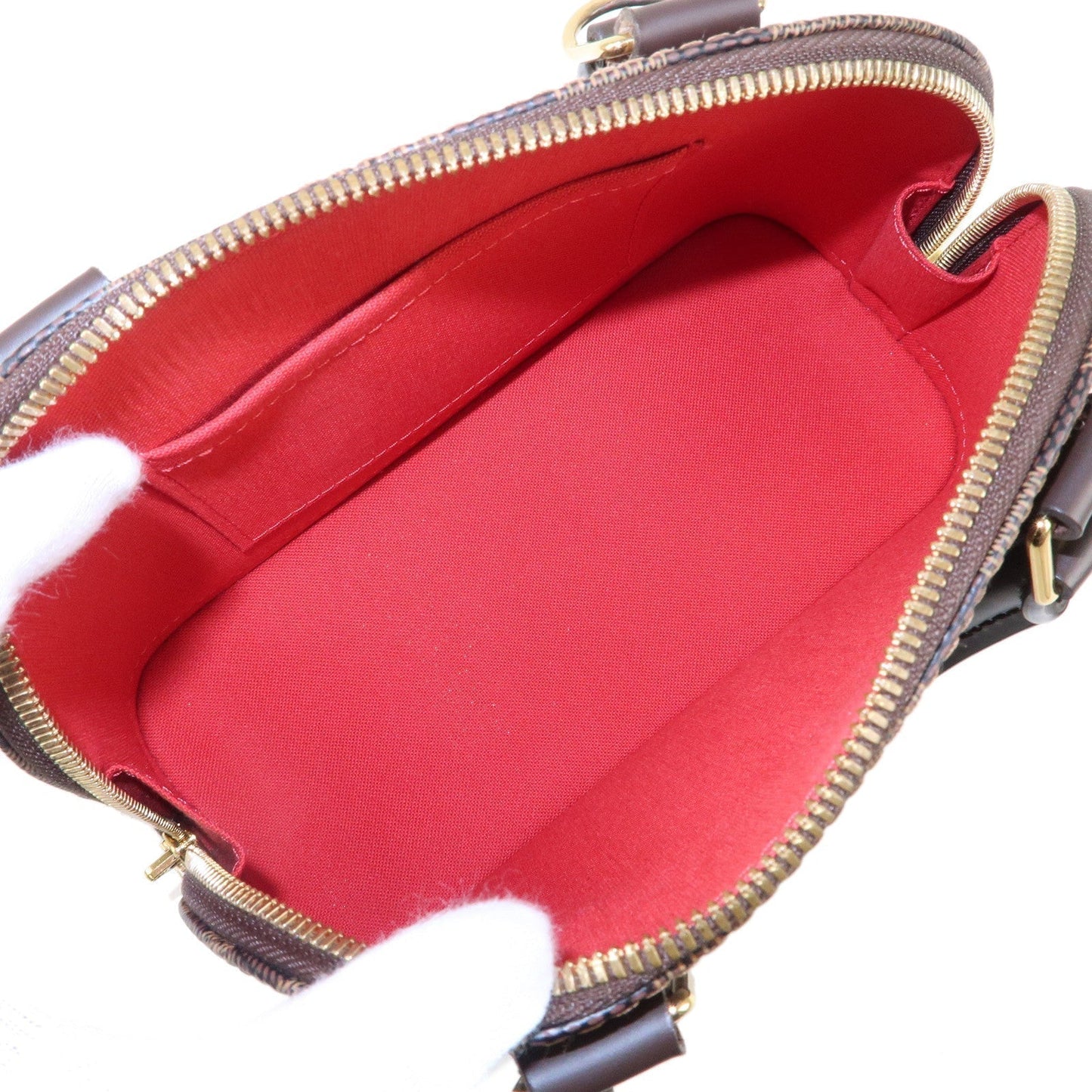 Louis Vuitton Damier Alma BB 2Way Shoulder Bag Hand Bag N41221