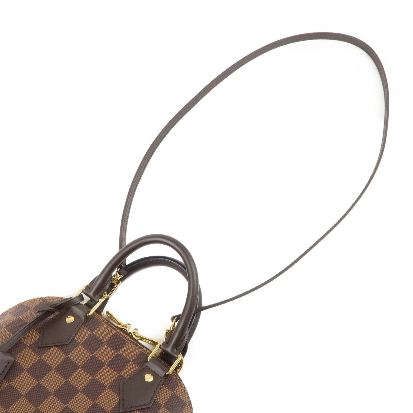 Louis Vuitton Damier Alma BB 2Way Shoulder Bag Hand Bag N41221