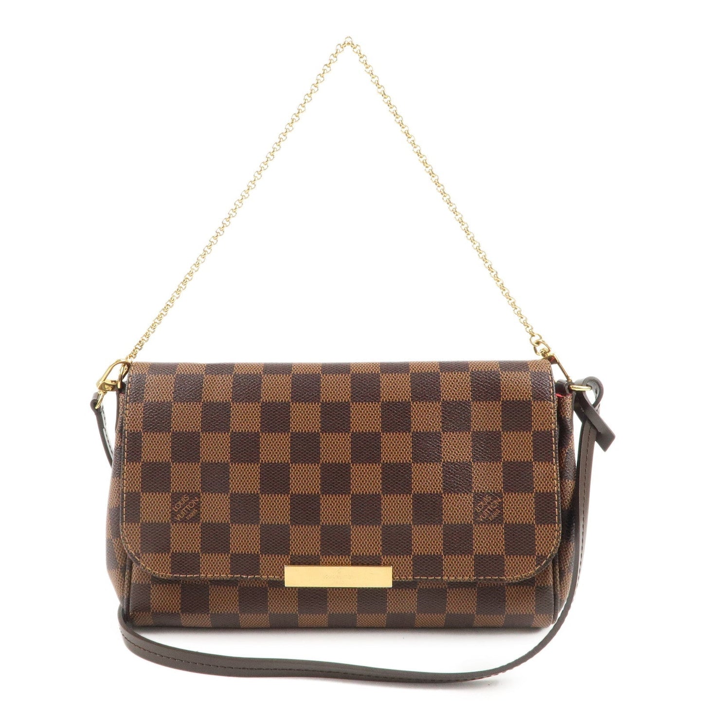 Louis Vuitton Damier Ebene Favorite MM 2Way Shoulder Bag N41129