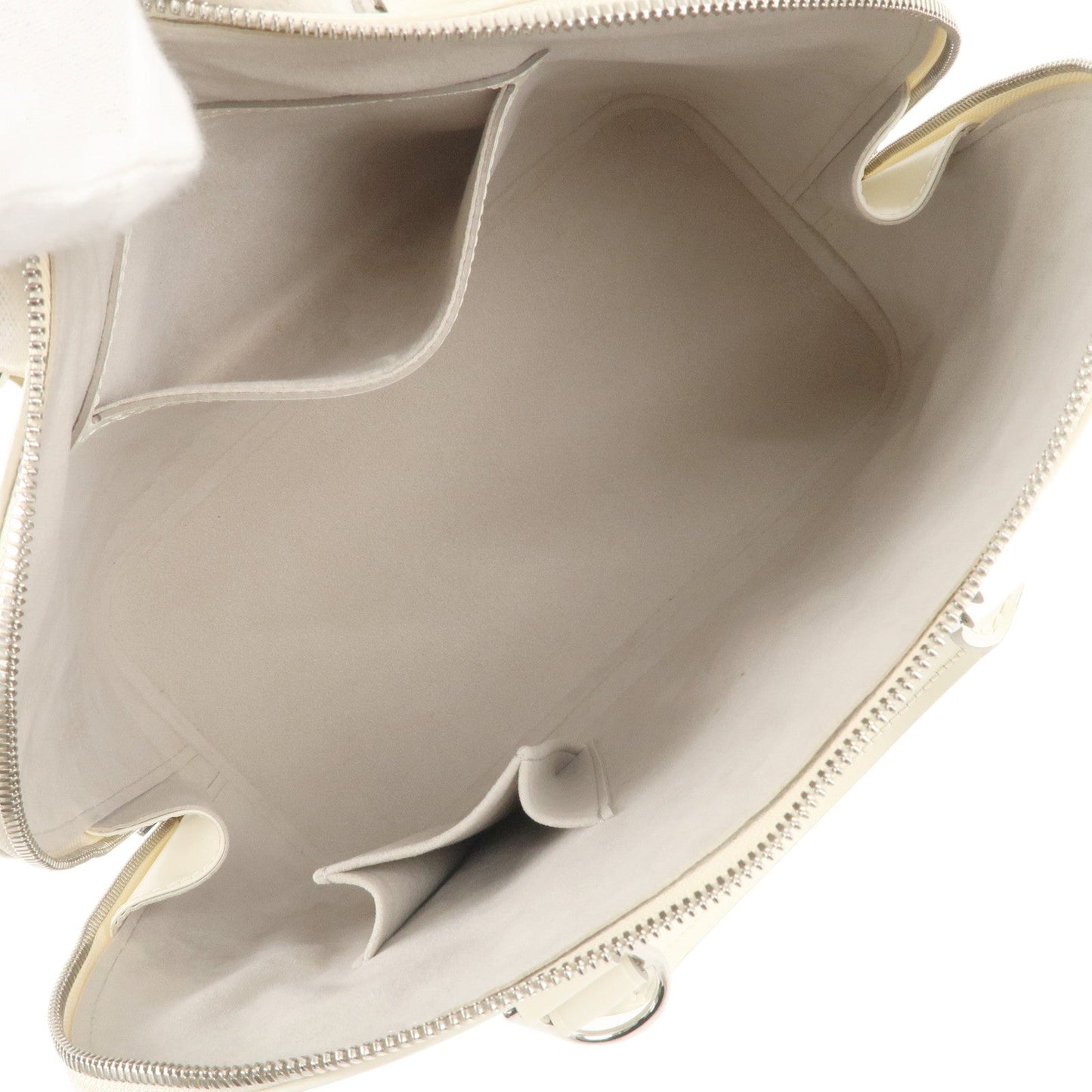 Louis Vuitton Epi Alma Hand Bag GM White Ivoire M5280J