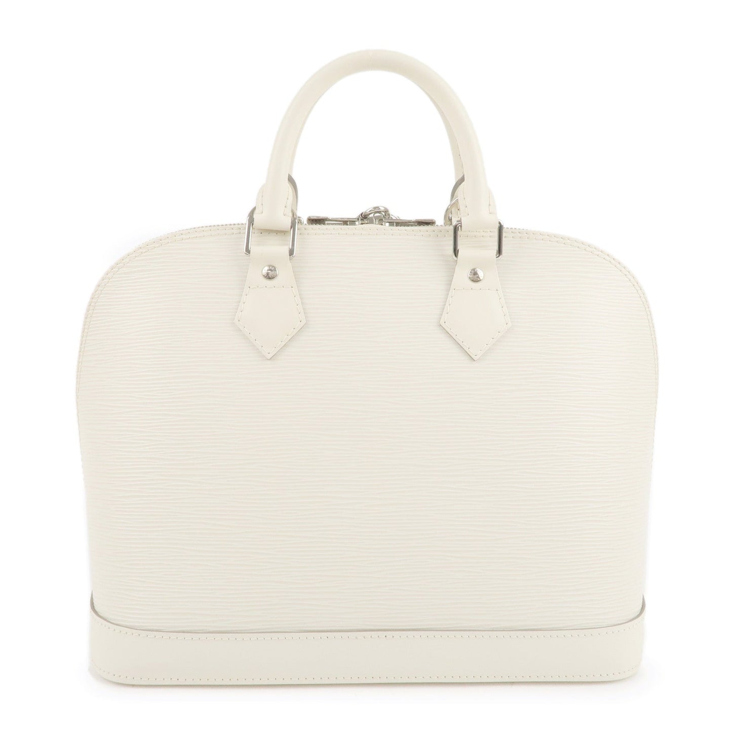 Louis Vuitton Epi Alma Hand Bag GM White Ivoire M5280J