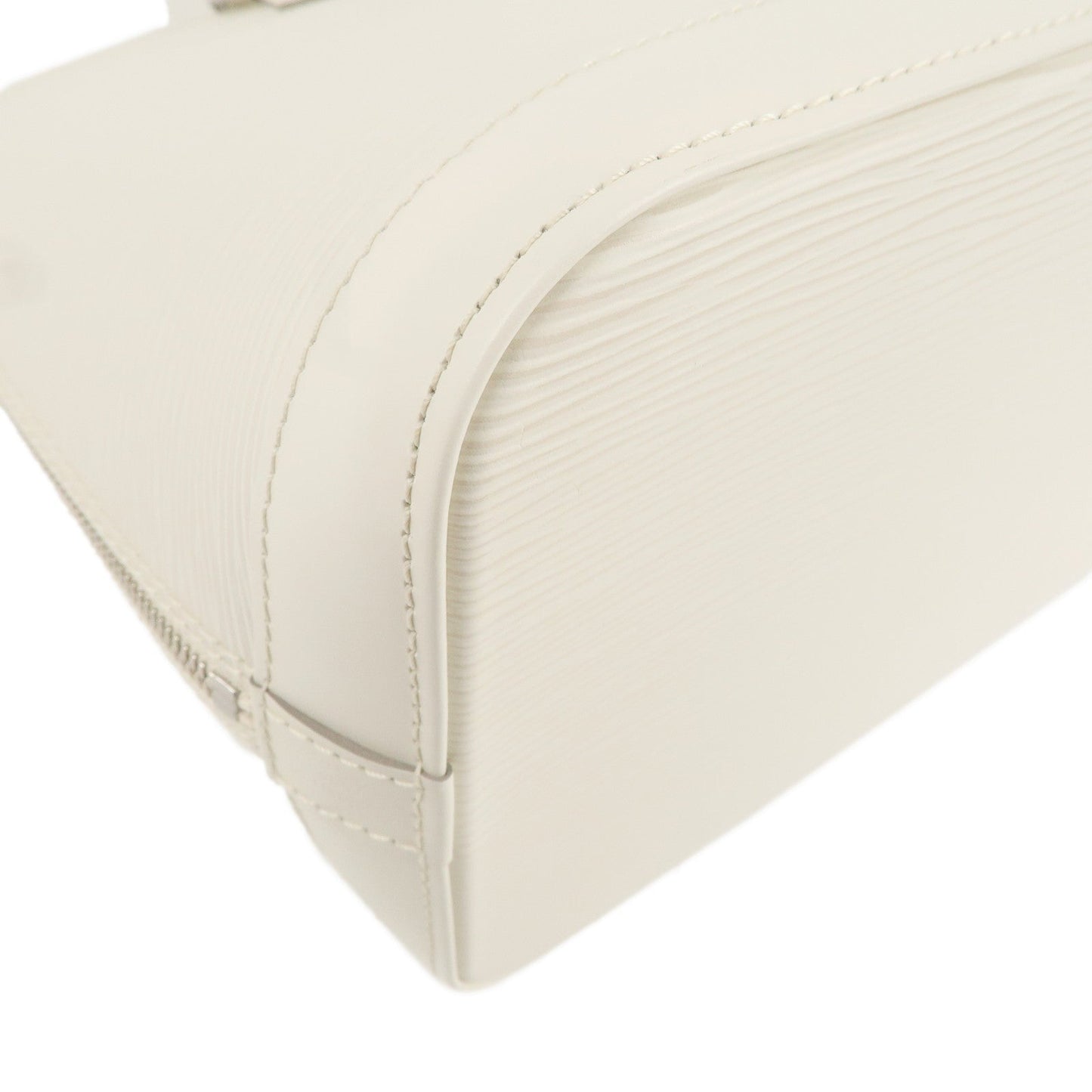Louis Vuitton Epi Alma Hand Bag GM White Ivoire M5280J
