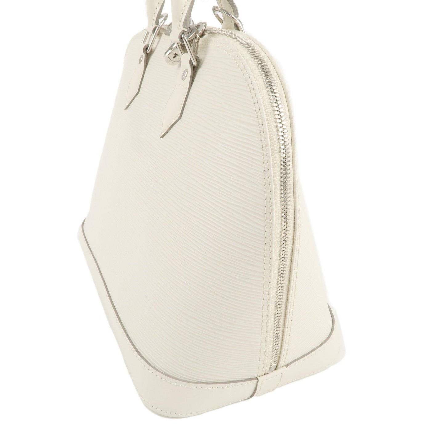 Louis Vuitton Epi Alma Hand Bag GM White Ivoire M5280J