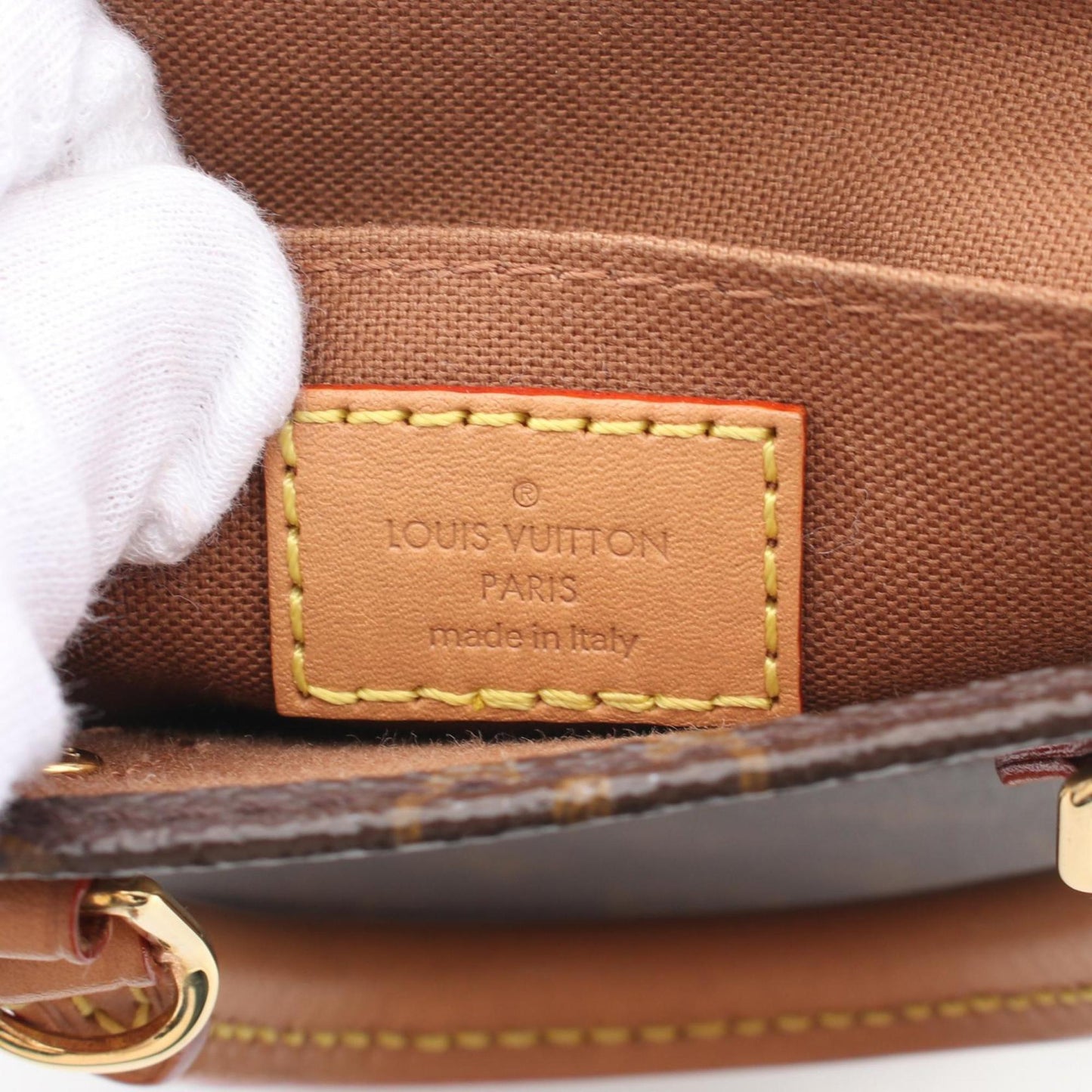 Louis Vuitton  Coated Canvas Leather Handbag