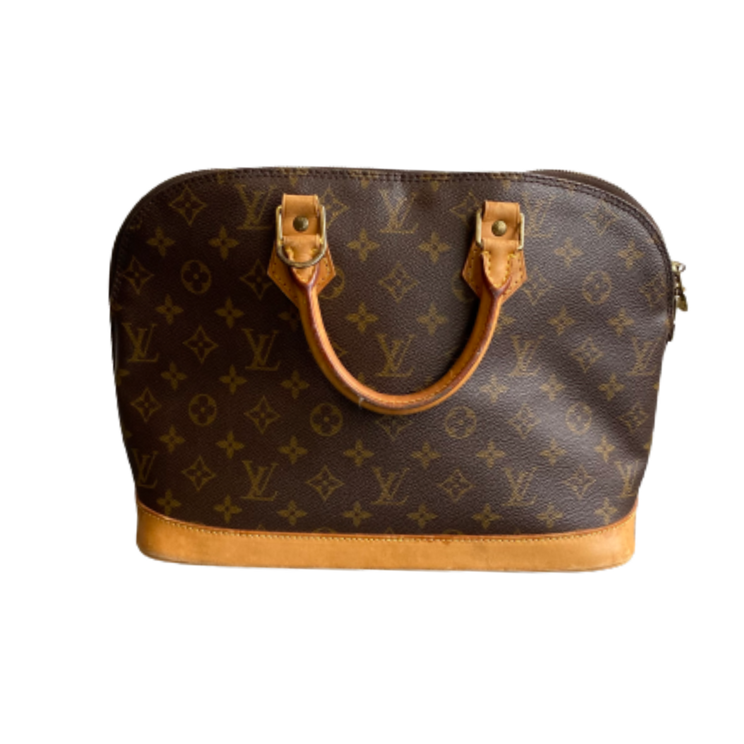 Louis Vuitton Brown Canvas Alma handbag bag