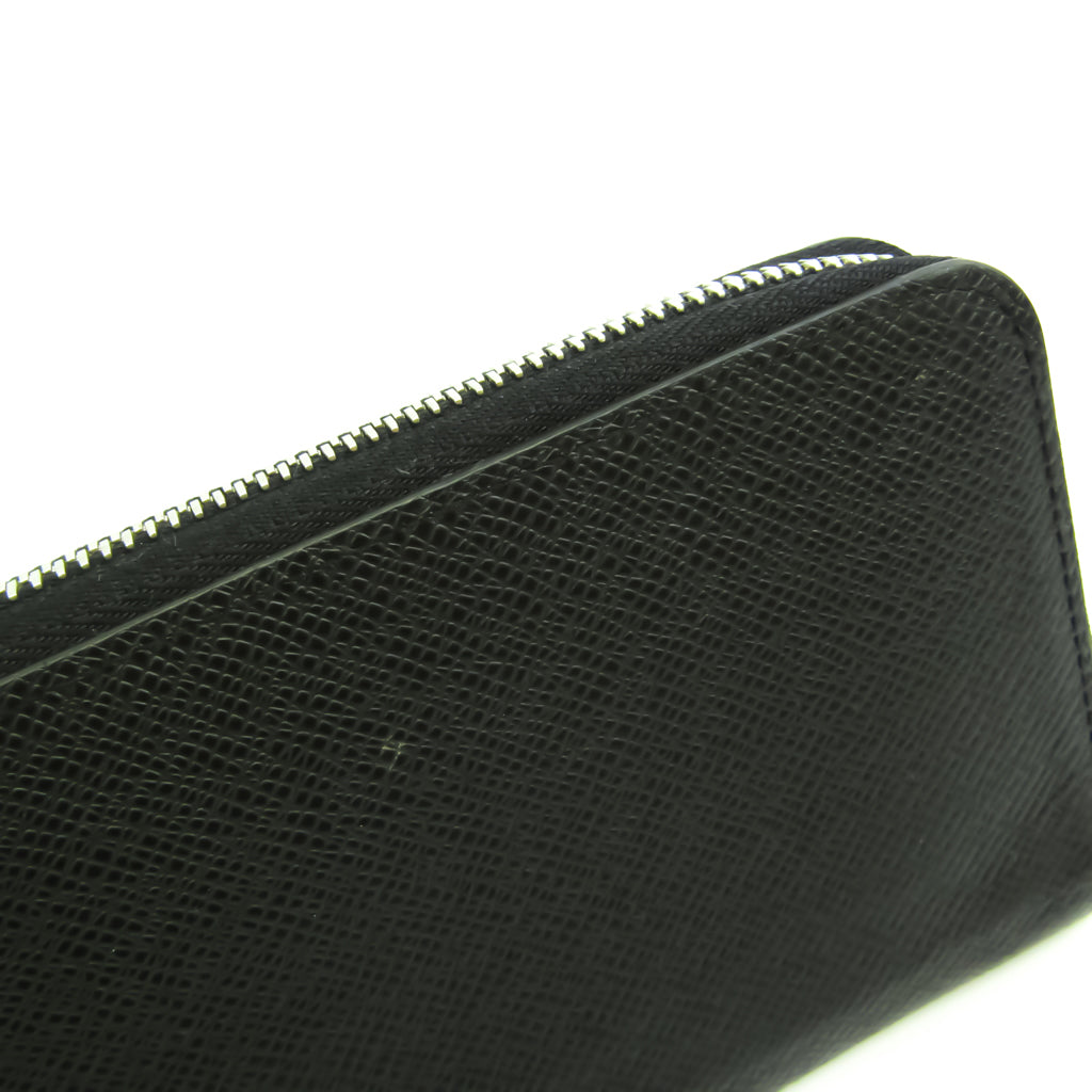 Louis Vuitton Black Leather Zippy Wallet Vertical wallet accessories