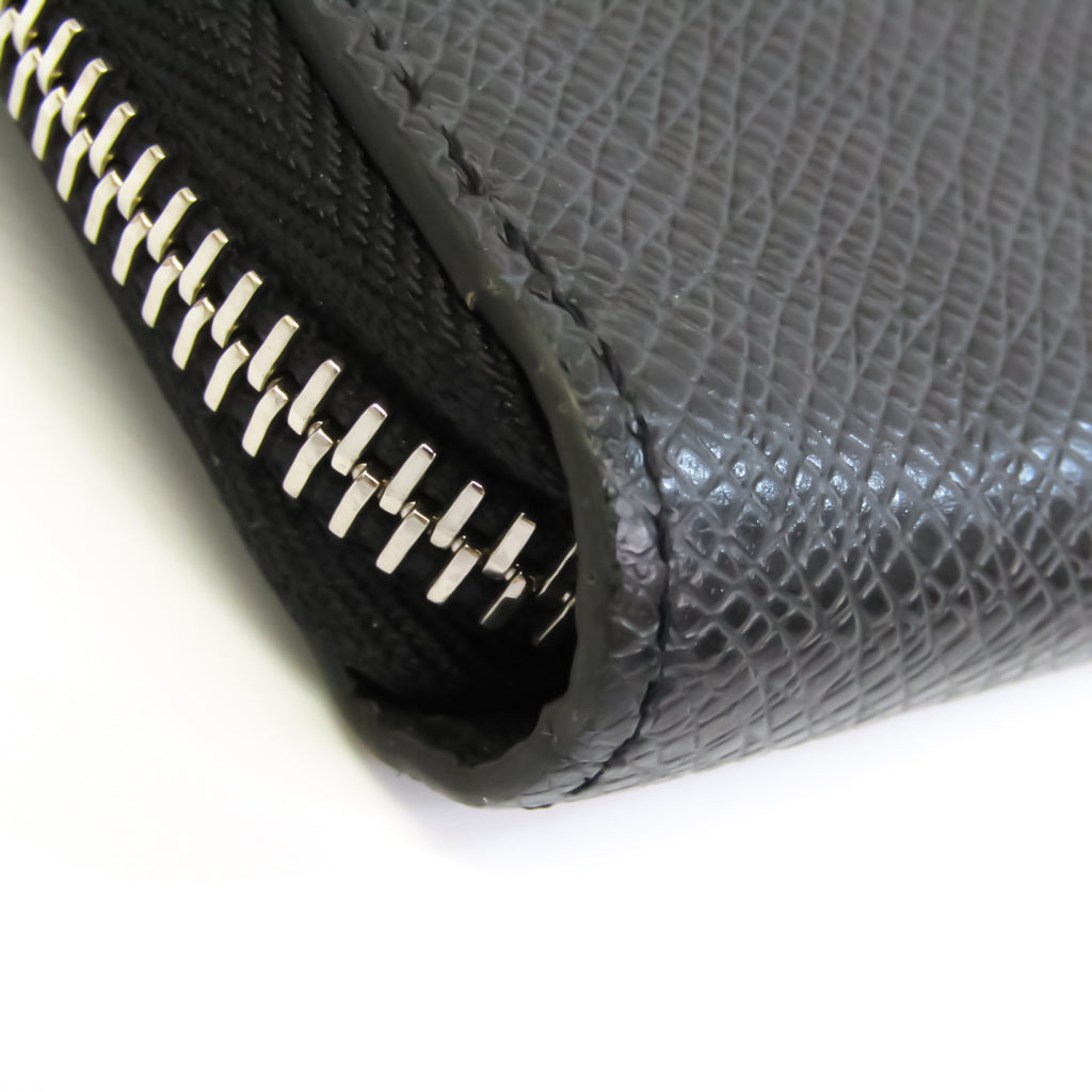 Louis Vuitton Black Leather Zippy Wallet Vertical wallet accessories