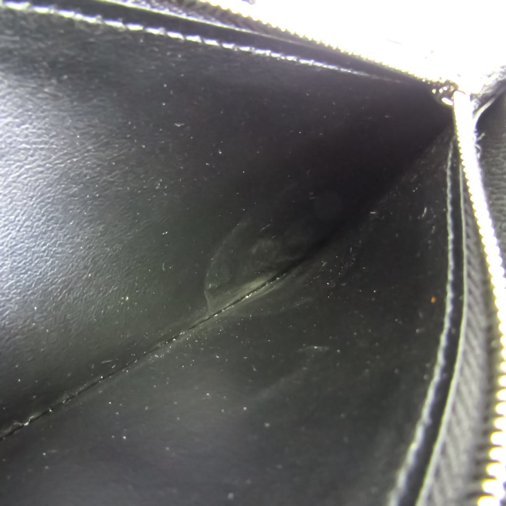 Louis Vuitton Black Leather Zippy Wallet Vertical wallet accessories