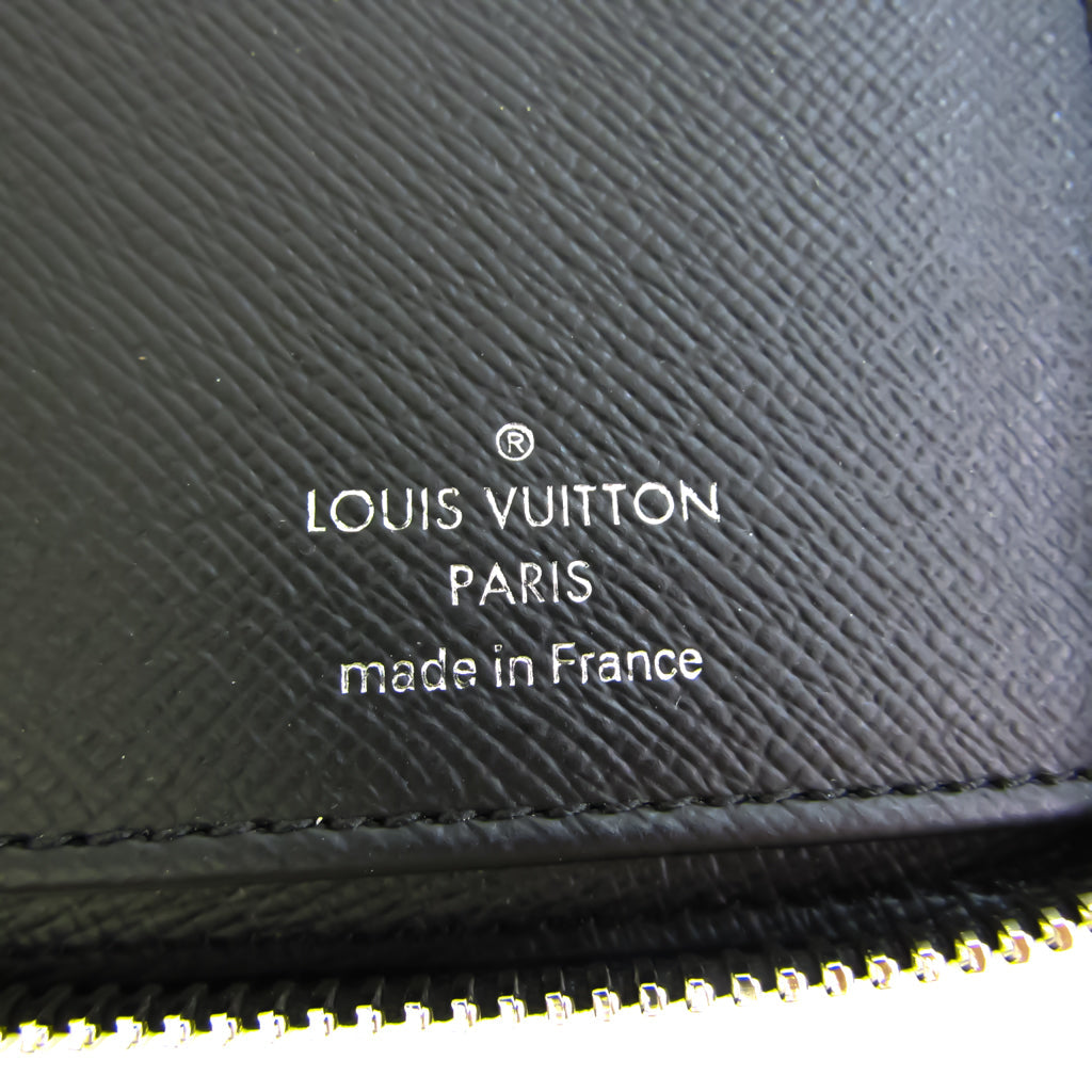 Louis Vuitton Black Leather Zippy Wallet Vertical wallet accessories