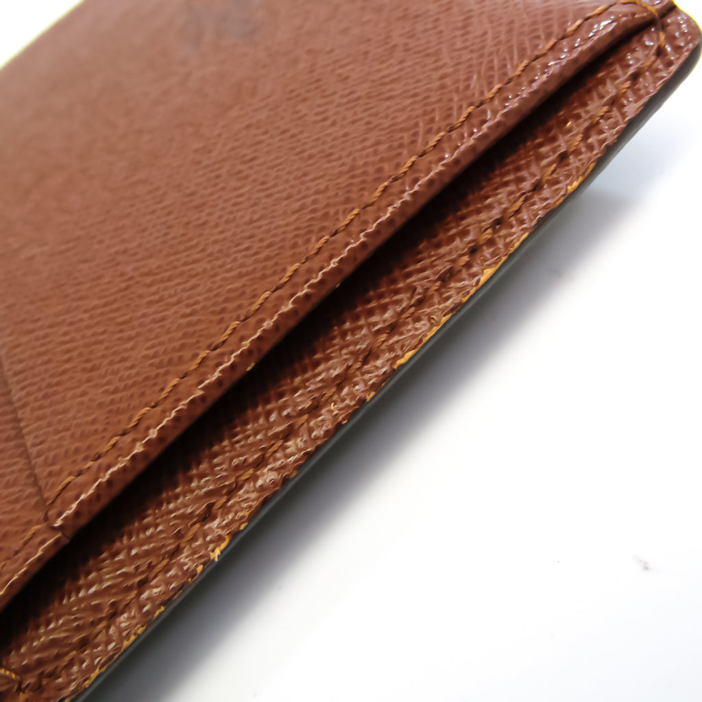 Louis Vuitton Brown Canvas Enveloppe Carte de visite wallet accessories