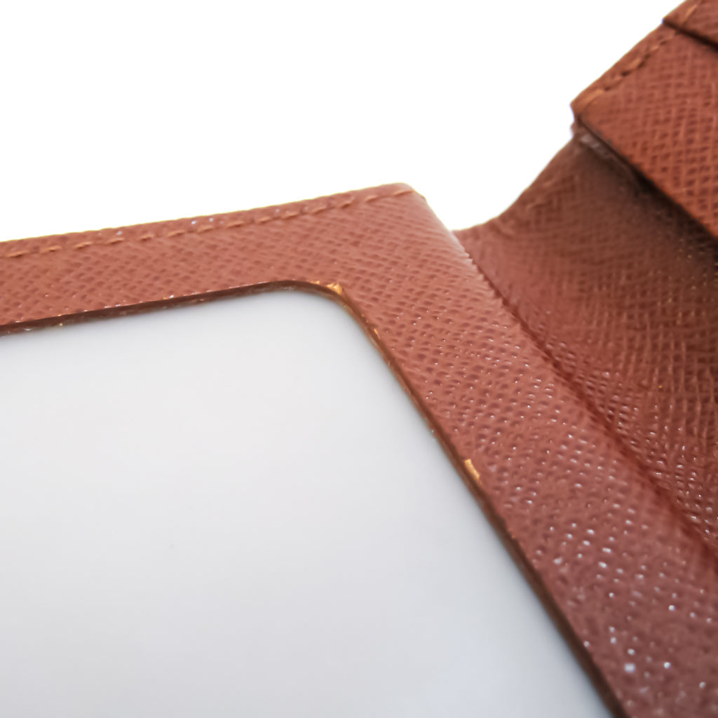Louis Vuitton Brown Canvas Enveloppe Carte de visite wallet accessories