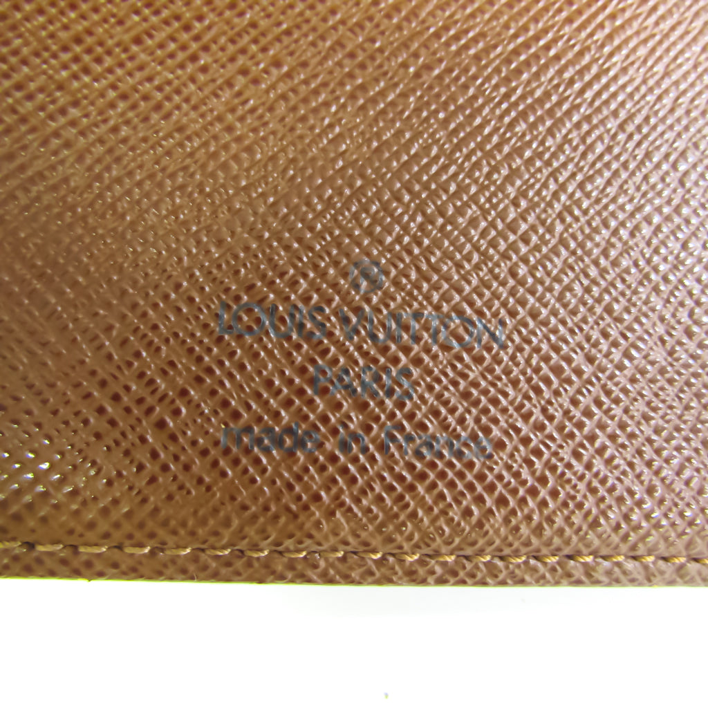 Louis Vuitton Brown Canvas Enveloppe Carte de visite wallet accessories