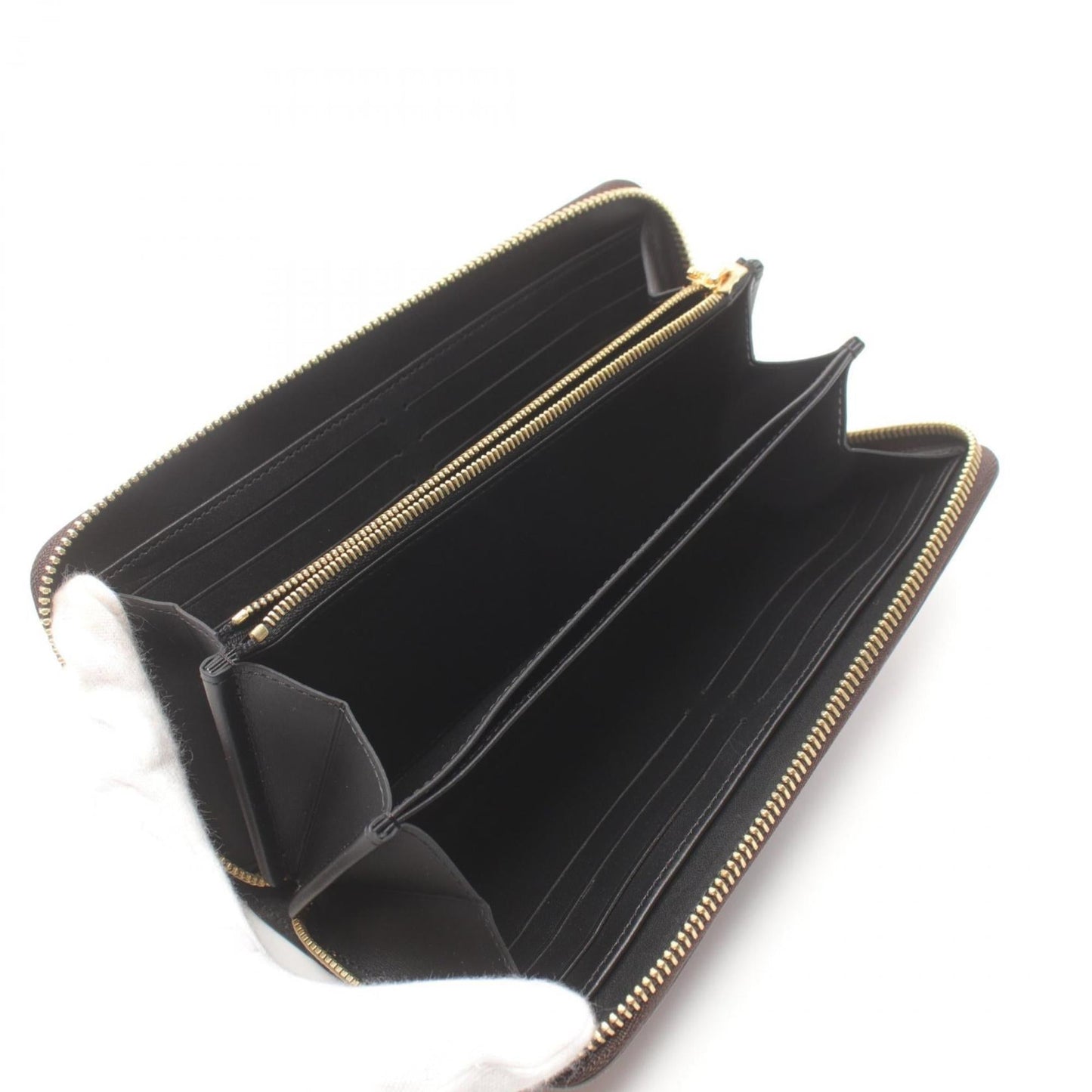 Louis Vuitton   Coated Canvas Leather Long Wallet (Bi-Fold)