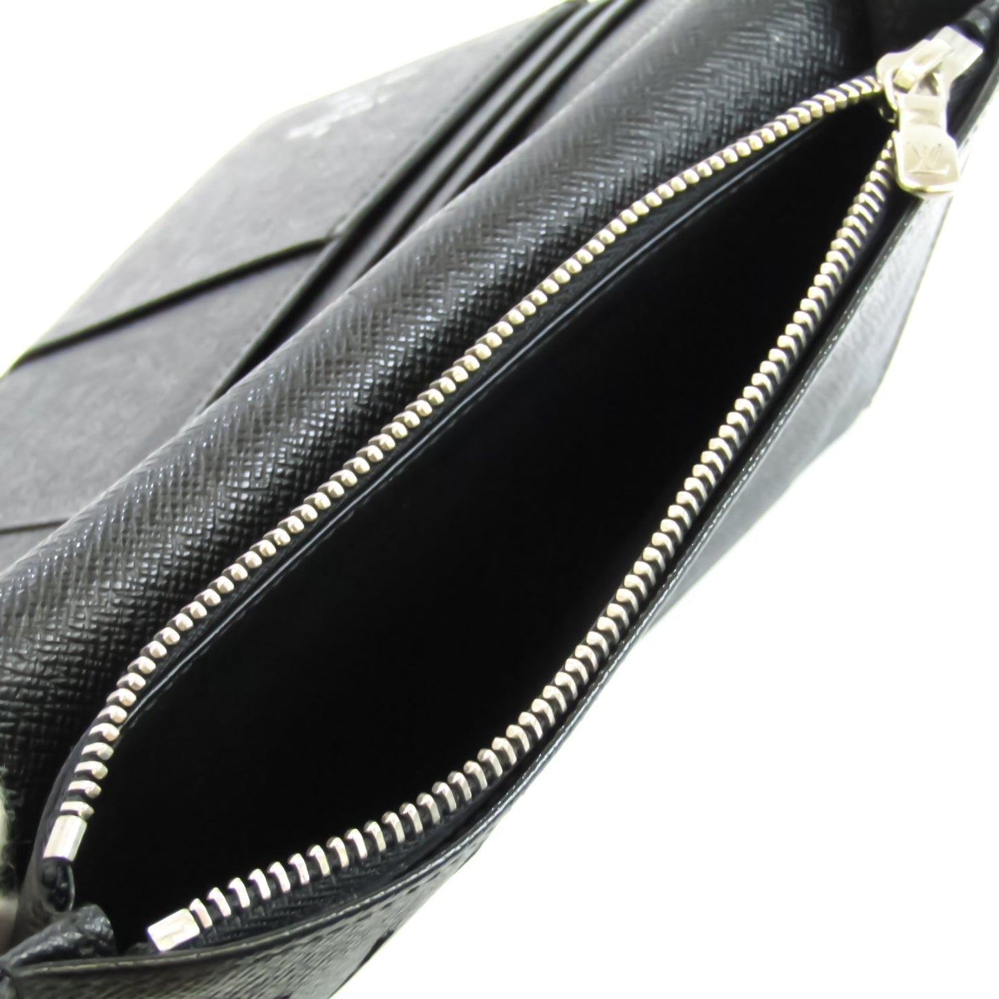 Louis Vuitton Black Canvas Portefeuille Brazza wallet accessories