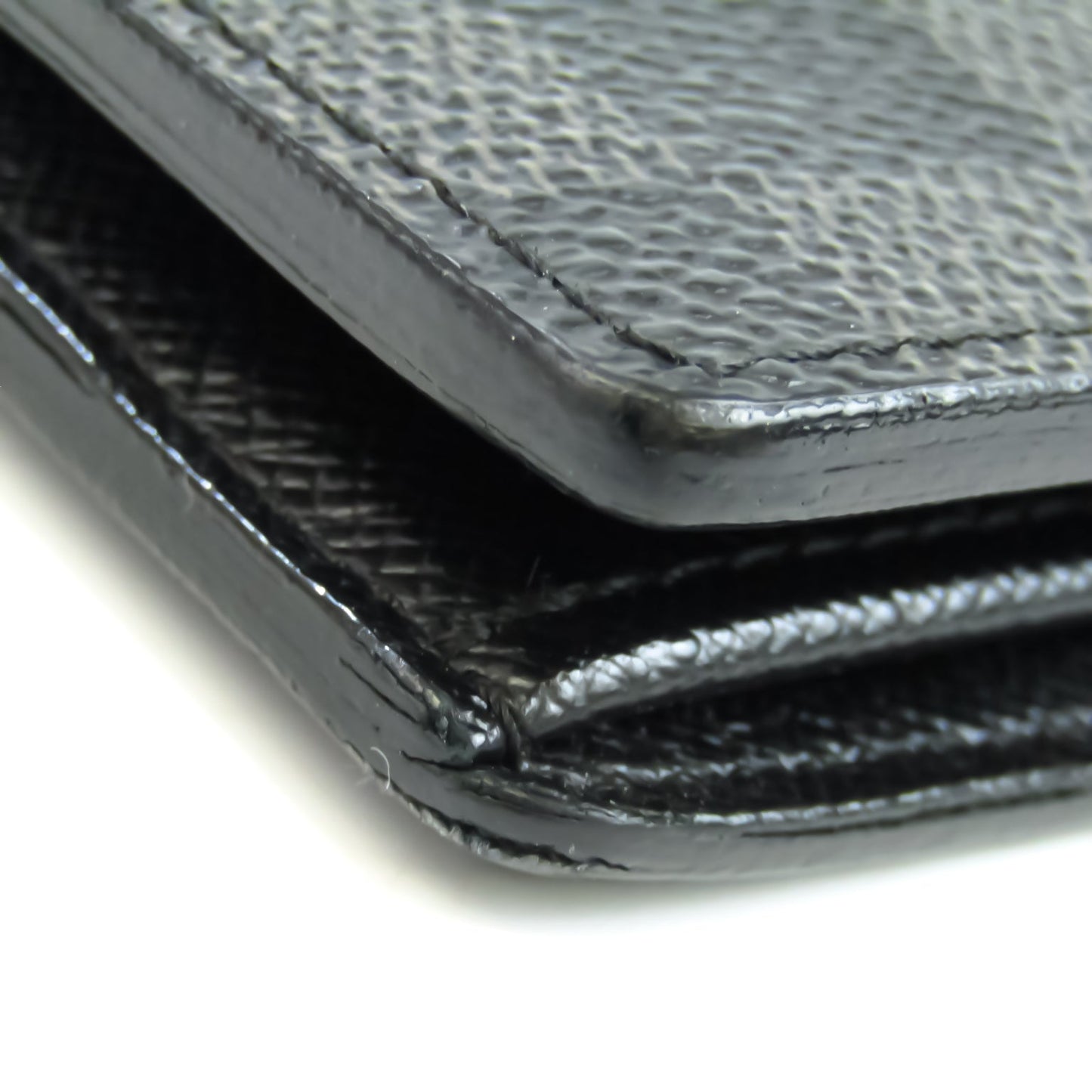 Louis Vuitton Black Canvas Portefeuille Brazza wallet accessories